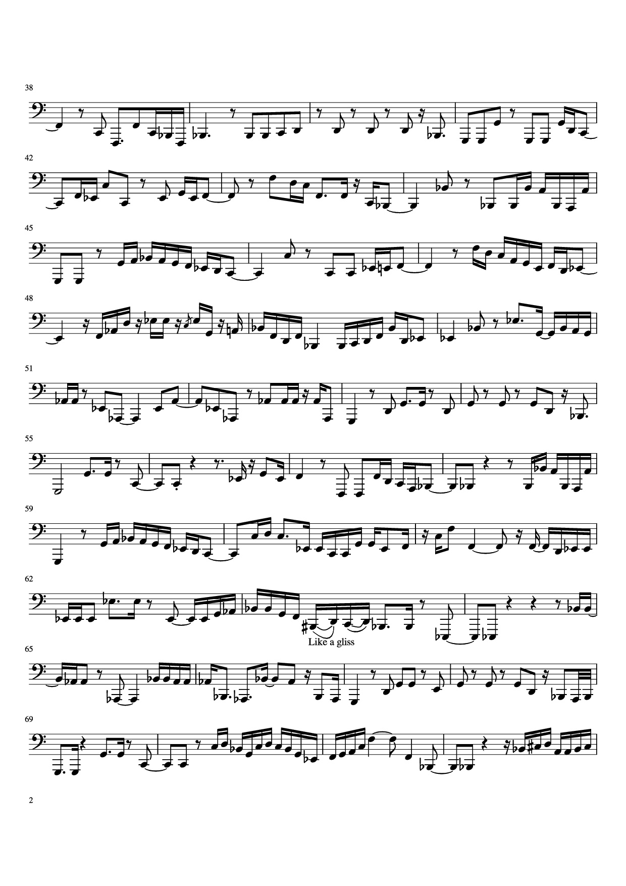 Page 2 of Sheet music PDF Killing Me Softly - Youngblood Brass Band