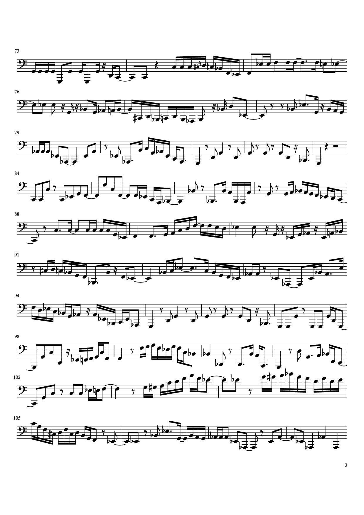 Page 3 of Sheet music PDF Killing Me Softly - Youngblood Brass Band