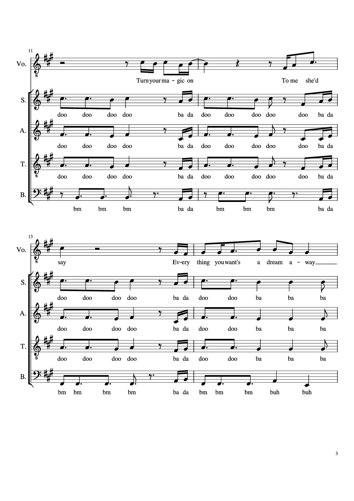 Page 3 of Sheet music PDF Adventure of a Lifetime - O.p.b. Coldplay