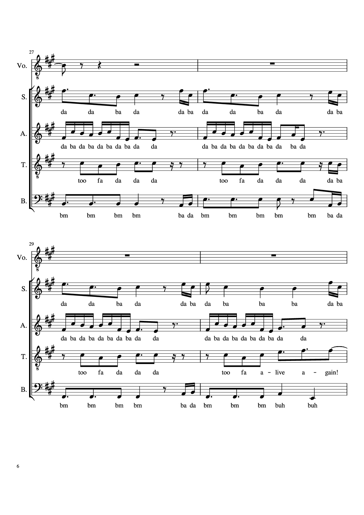 Page 6 of Sheet music PDF Adventure of a Lifetime - O.p.b. Coldplay