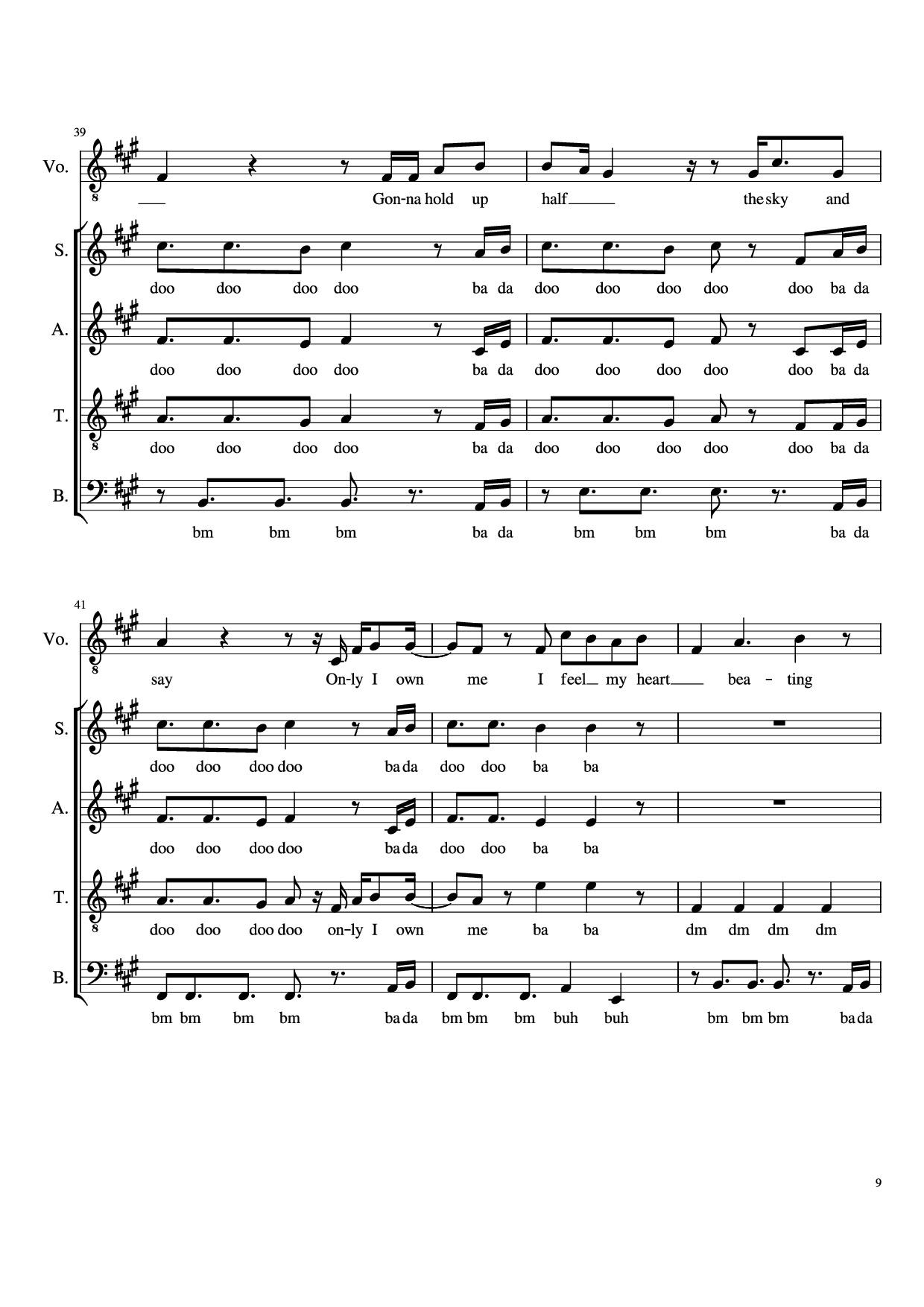 Page 9 of Sheet music PDF Adventure of a Lifetime - O.p.b. Coldplay