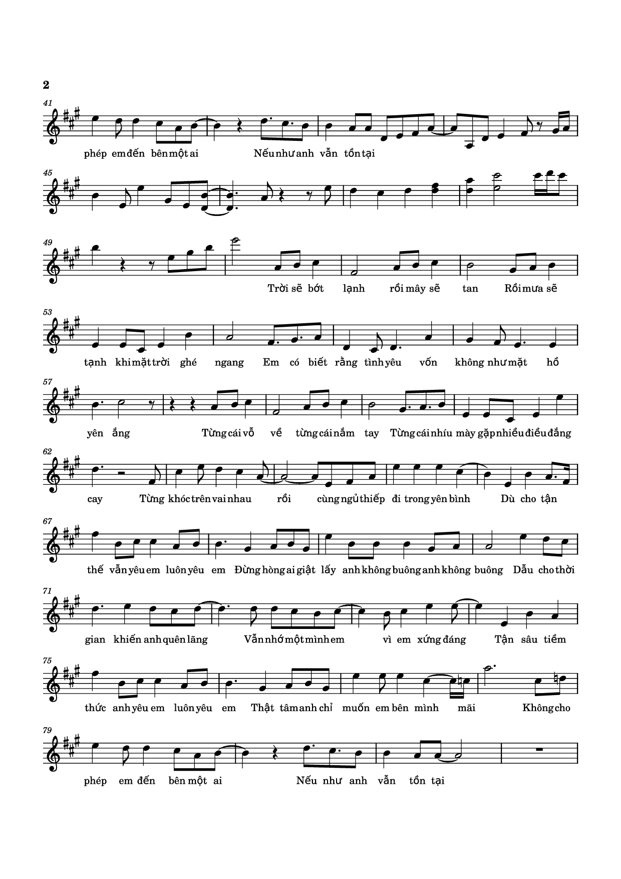 Page 2 of Sheet music PDF Piano Dù cho tận thế - NGUYỄN PHÚC THIỆN