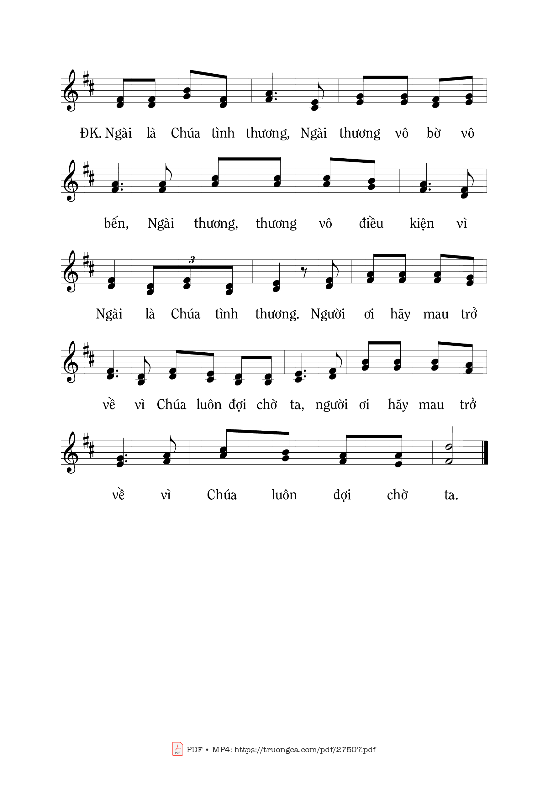 Con tội lỗi ngập đầu tưởng rằng Chúa tránh xa con, Trang 2