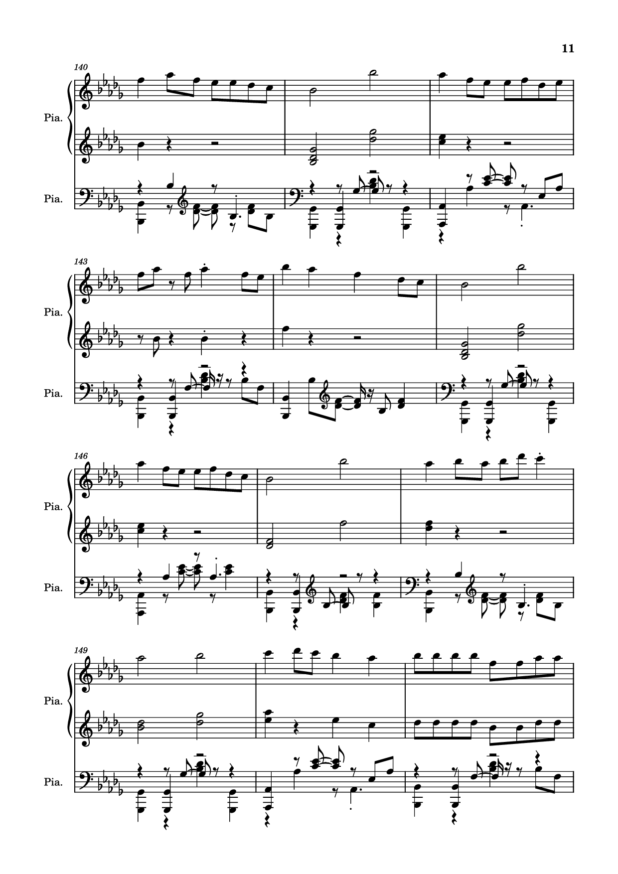 Page 11 of Sheet music PDF Piano Hinkik - Time Leaper Piano - Undefined