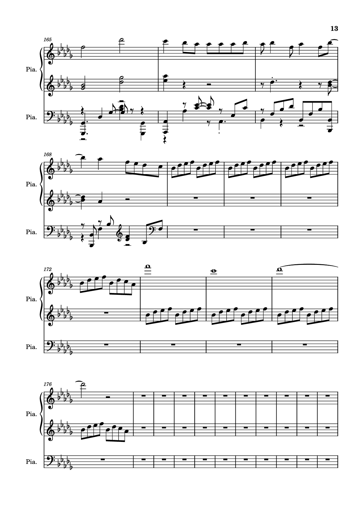 Page 13 of Sheet music PDF Piano Hinkik - Time Leaper Piano - Undefined