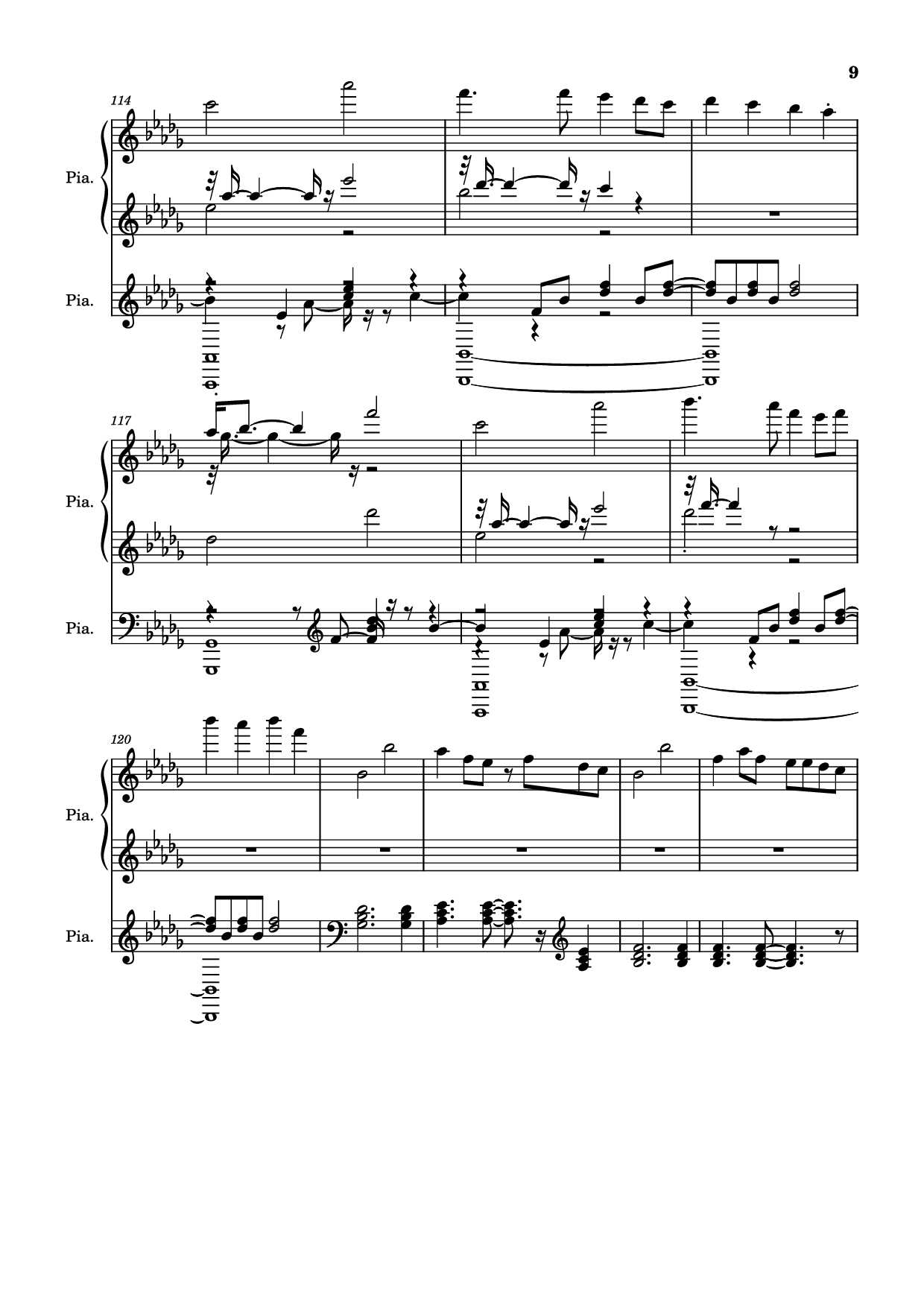 Page 9 of Sheet music PDF Piano Hinkik - Time Leaper Piano - Undefined