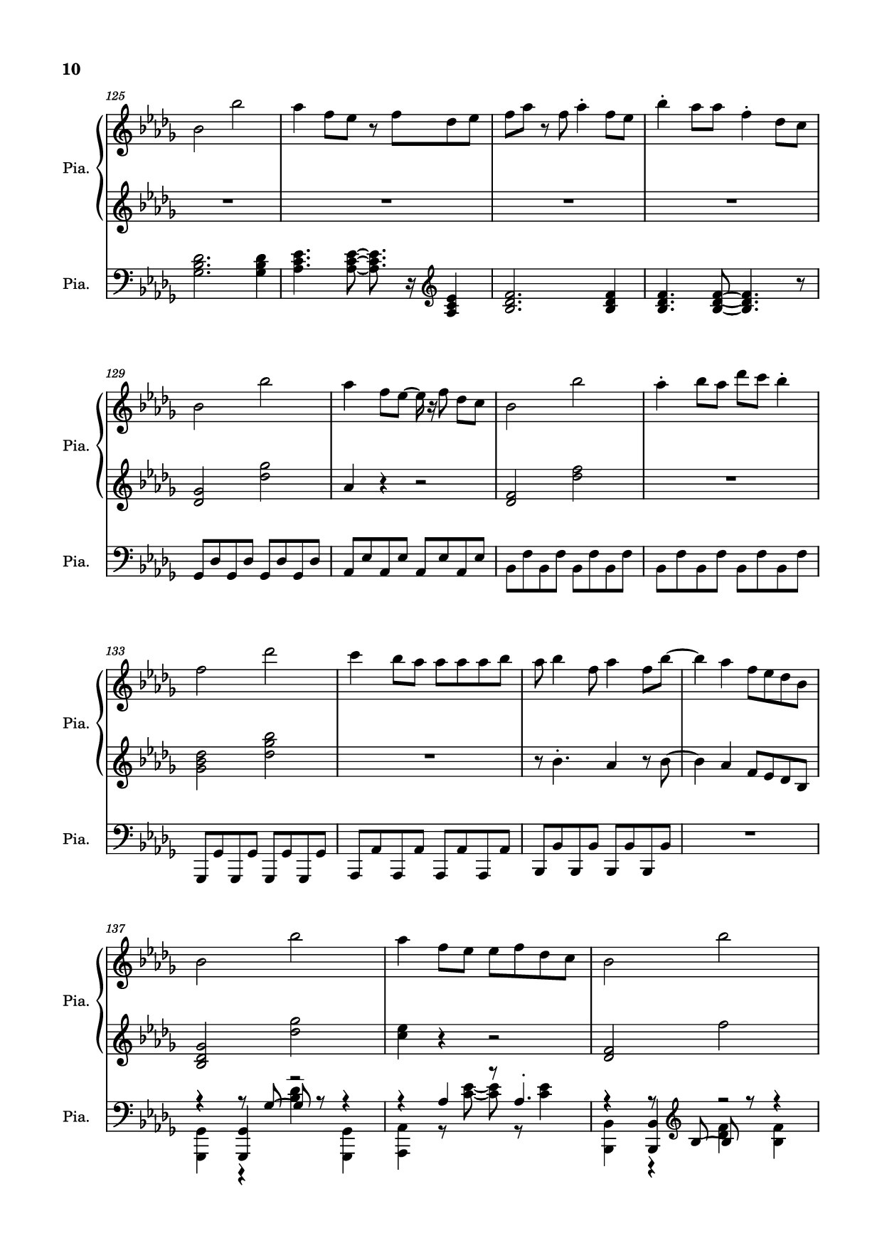 Page 10 of Sheet music PDF Piano Hinkik - Time Leaper Piano - Undefined