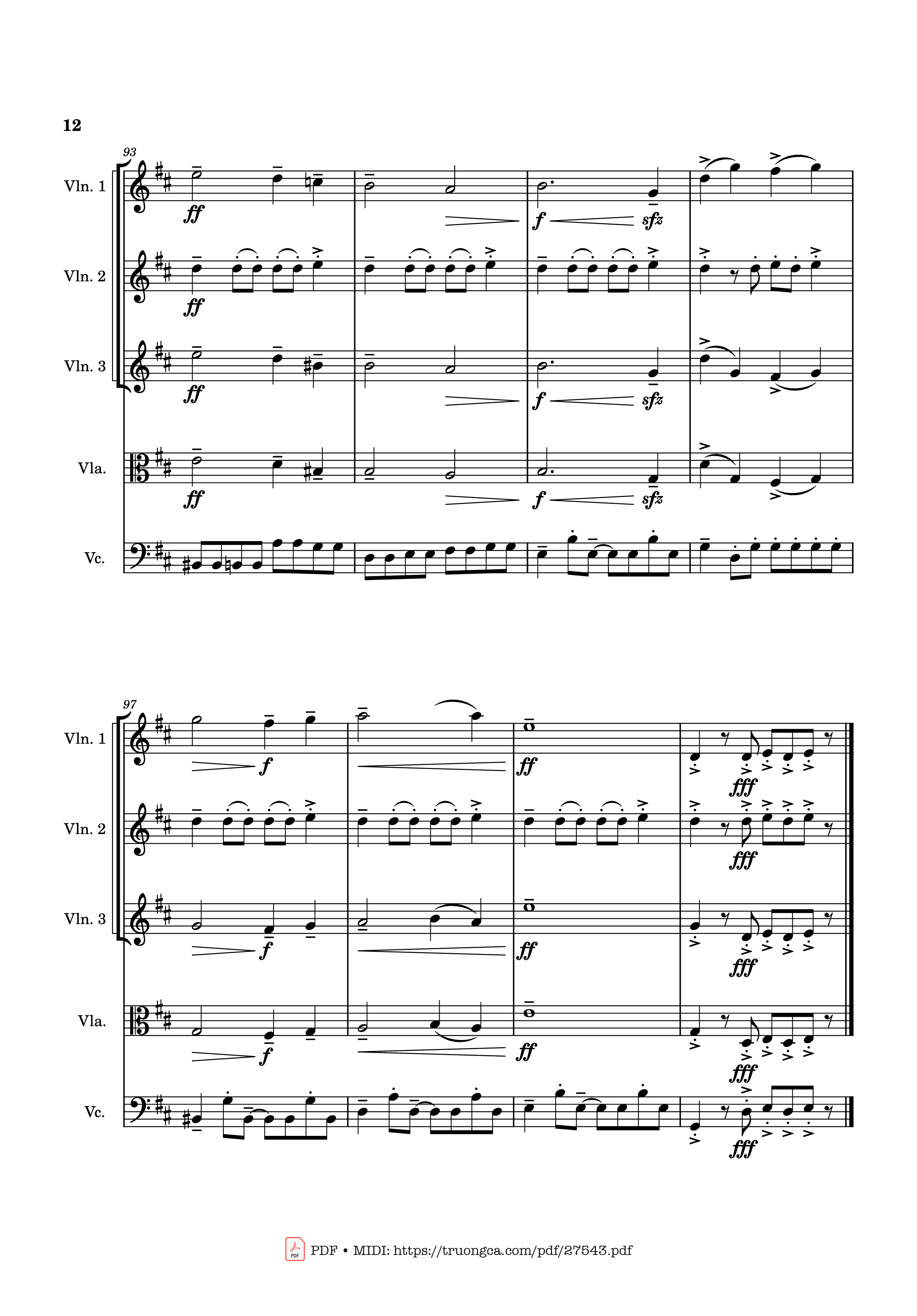 Page 12 of Sheet music PDF APT. Violin - Bruno Mars & ROSÉ