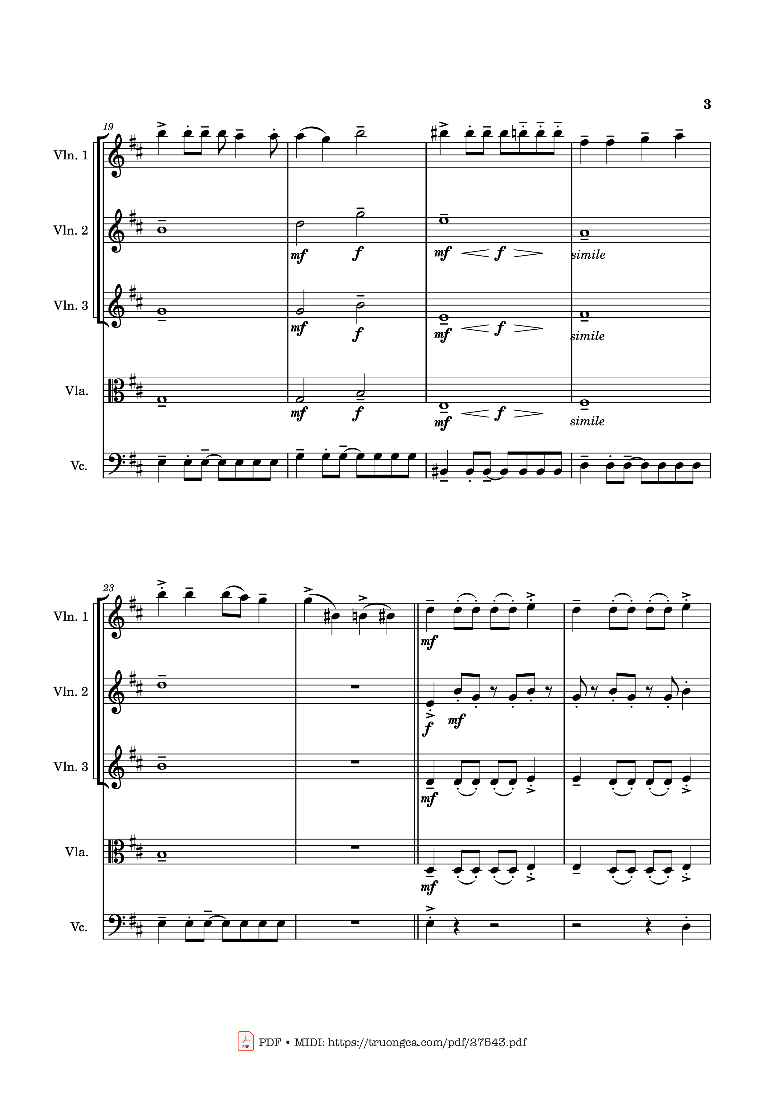 Page 3 of Sheet music PDF APT. Violin - Bruno Mars & ROSÉ