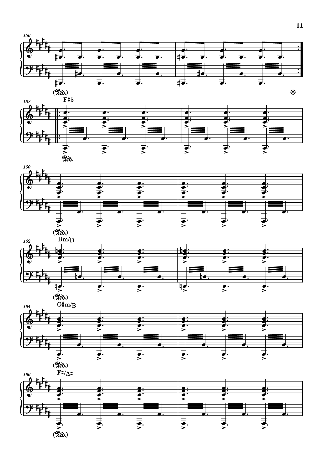 Page 11 of Sheet music PDF Rockets Fall On Rocket Falls Piano - Transcribed by: Sam Anderson