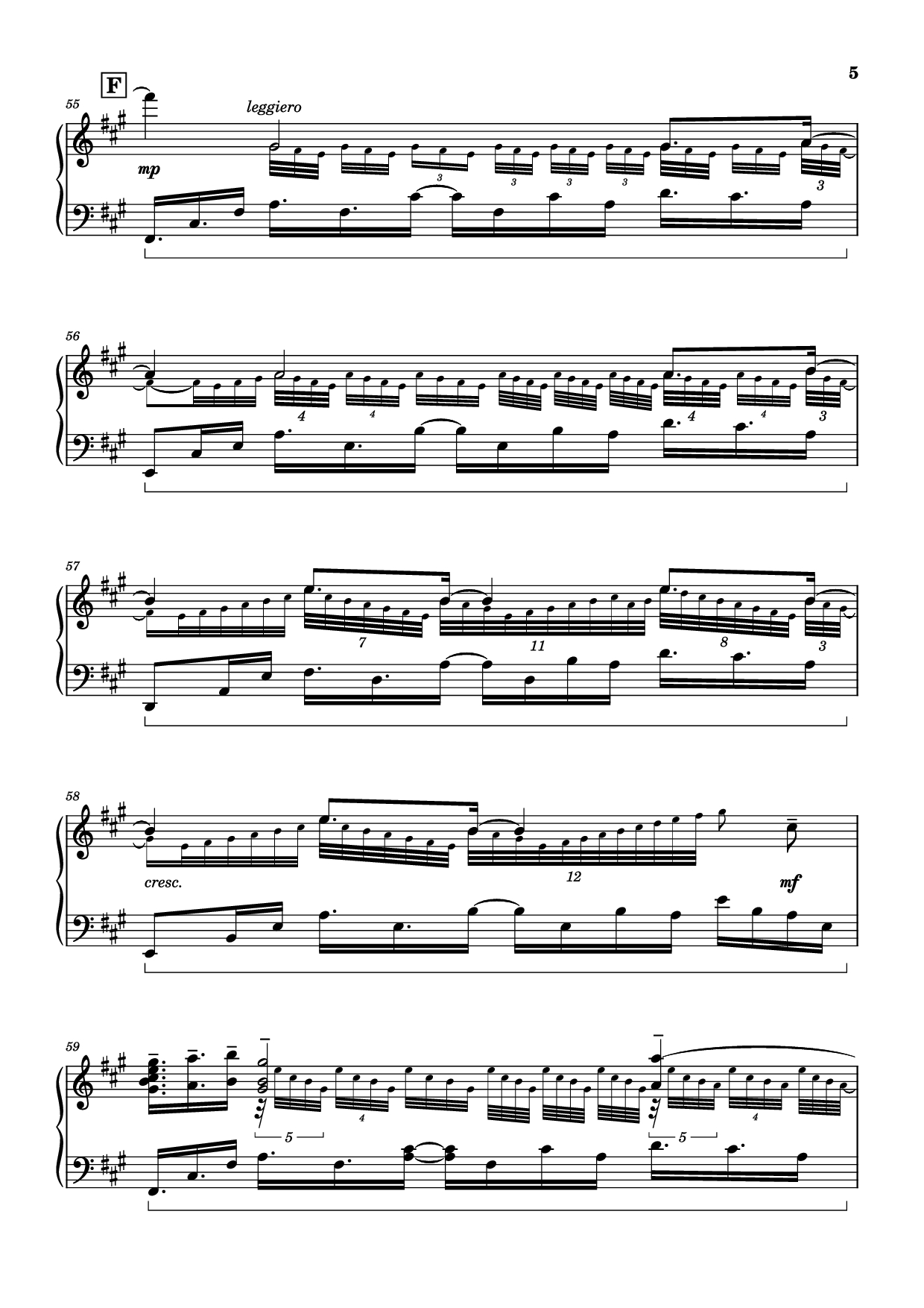 Page 5 of Sheet music PDF Piano Call of Silence Piano - Original Music by Hiroyuki Sawano