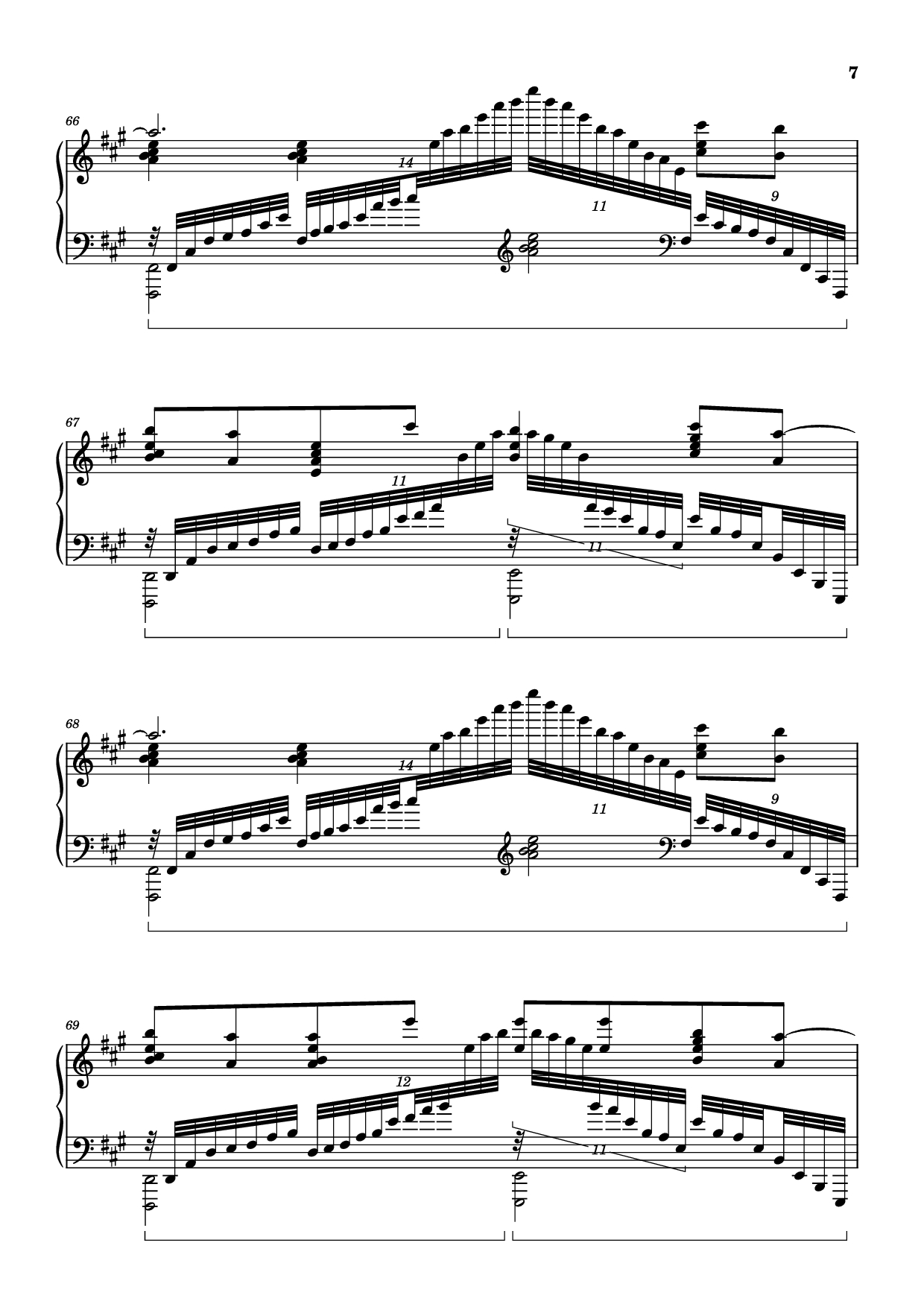 Page 7 of Sheet music PDF Piano Call of Silence Piano - Original Music by Hiroyuki Sawano
