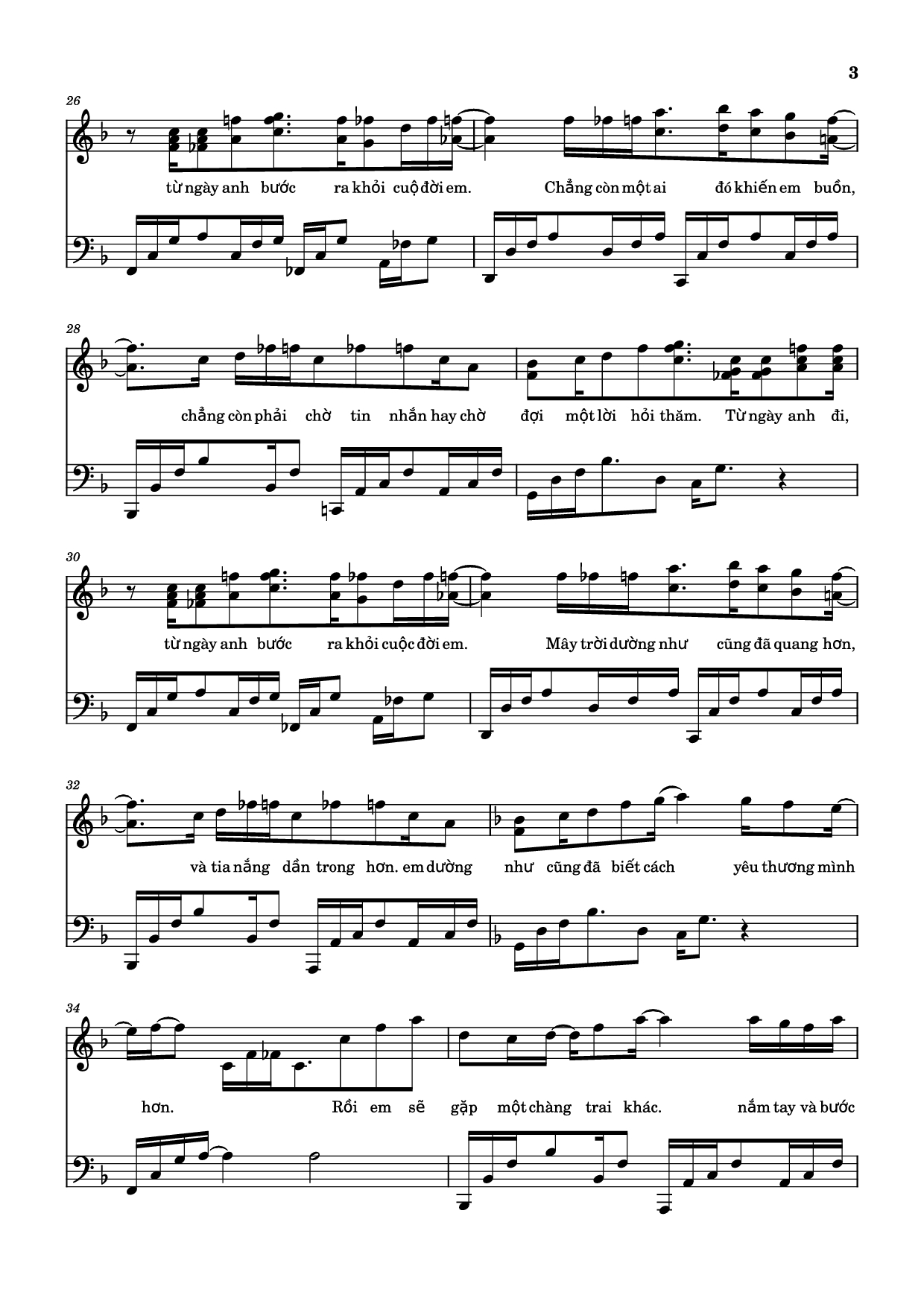 Page 3 of Sheet music PDF Rồi Em Sẽ Gặp Một Chàng Trai Khác Piano - Hứa Kim Tuyền