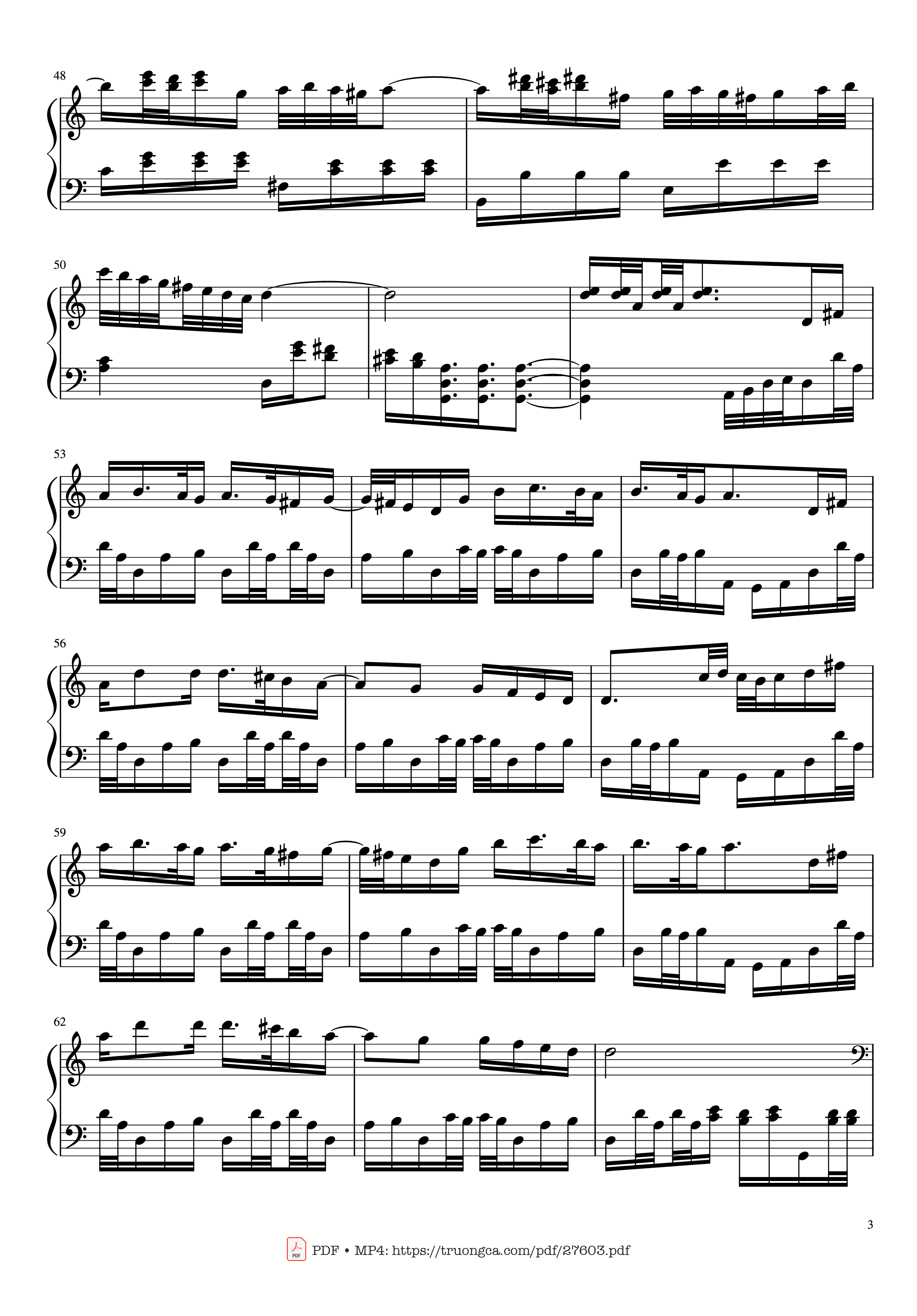 Page 3 of Sheet music PDF Piano A Town with an Ocean View Piano (Advance) - Joe Hisaishi