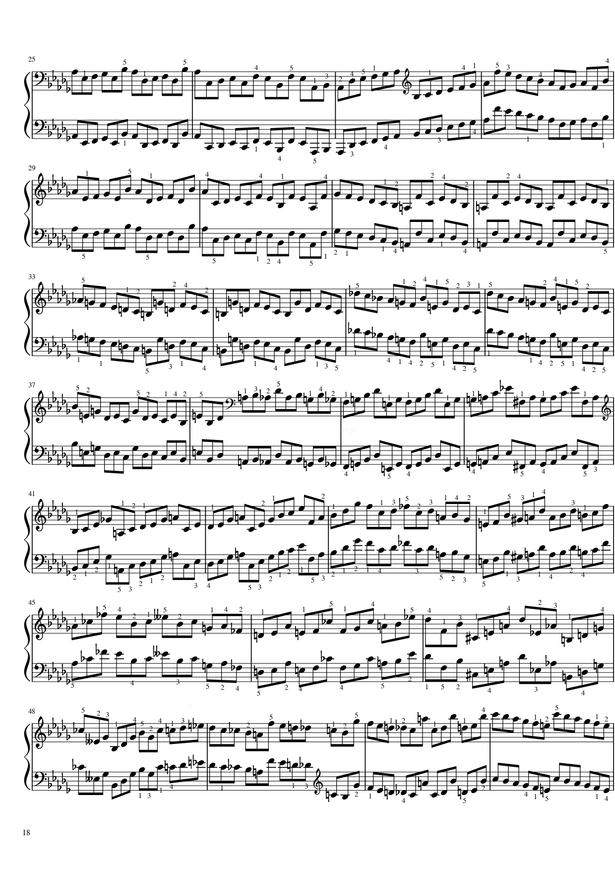 Page 18 of Sheet music PDF Piano Funeral March Sonata No. 2 Op. 35 (Chopin) - Frédéric Chopin