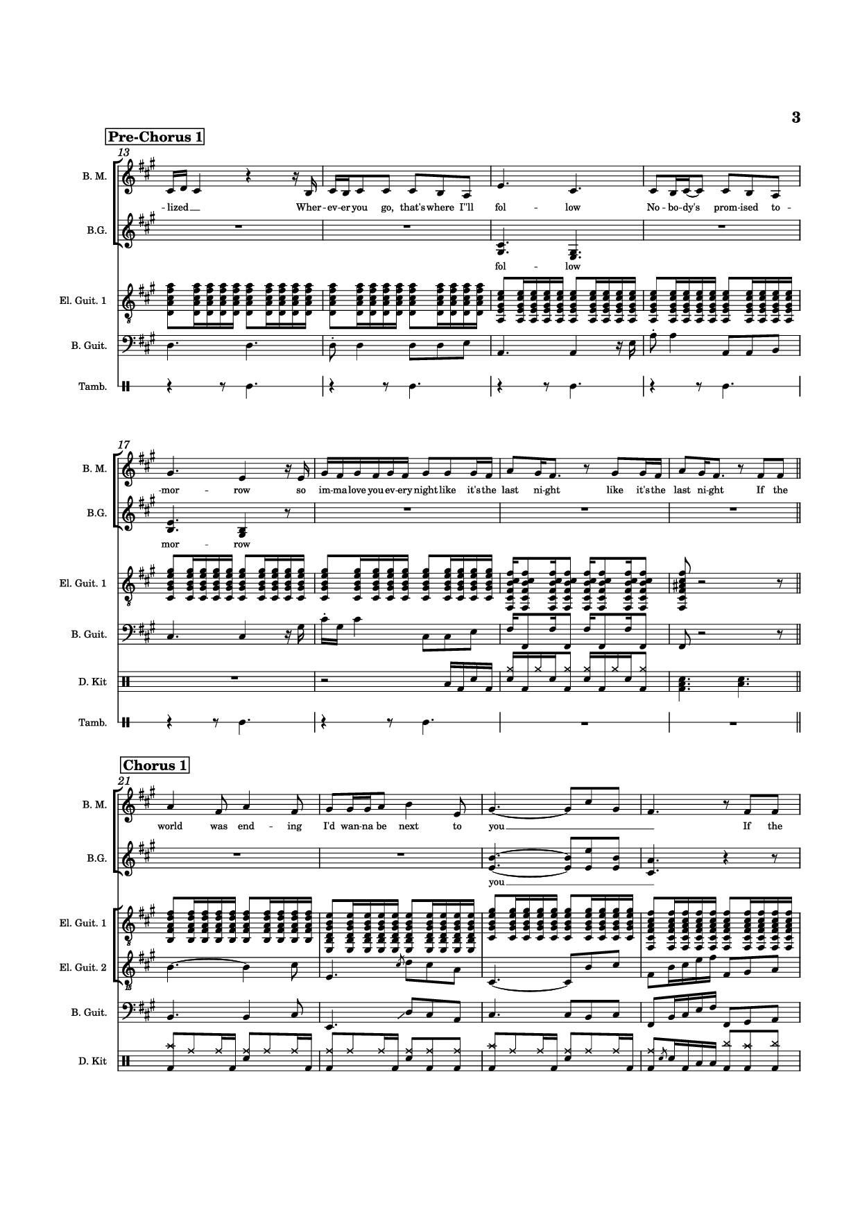 Page 3 of Sheet music PDF Piano Guitar Tab Die With A Smile Piano - Arr. Keilani Bolhuis