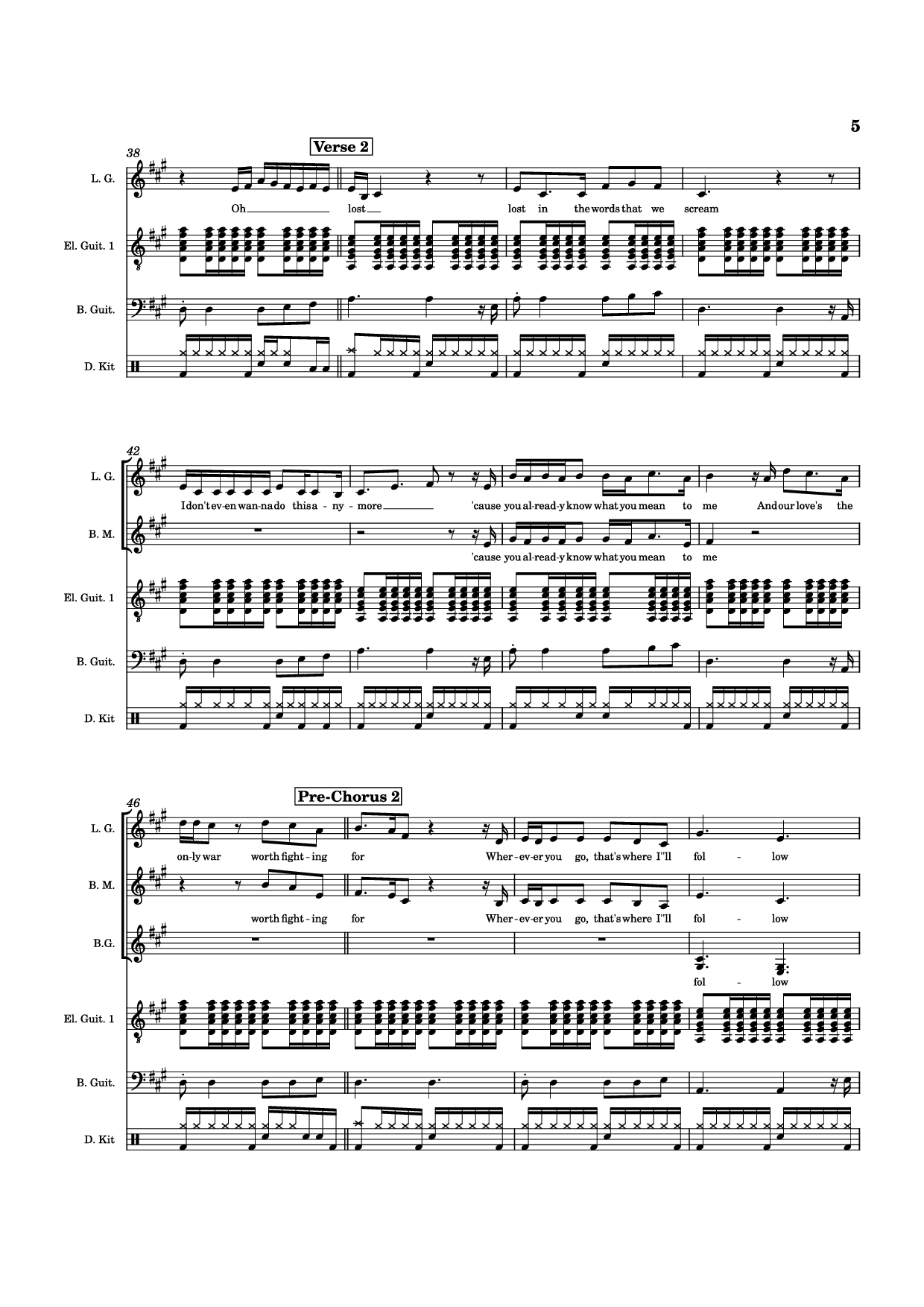 Page 5 of Sheet music PDF Piano Guitar Tab Die With A Smile Piano - Arr. Keilani Bolhuis