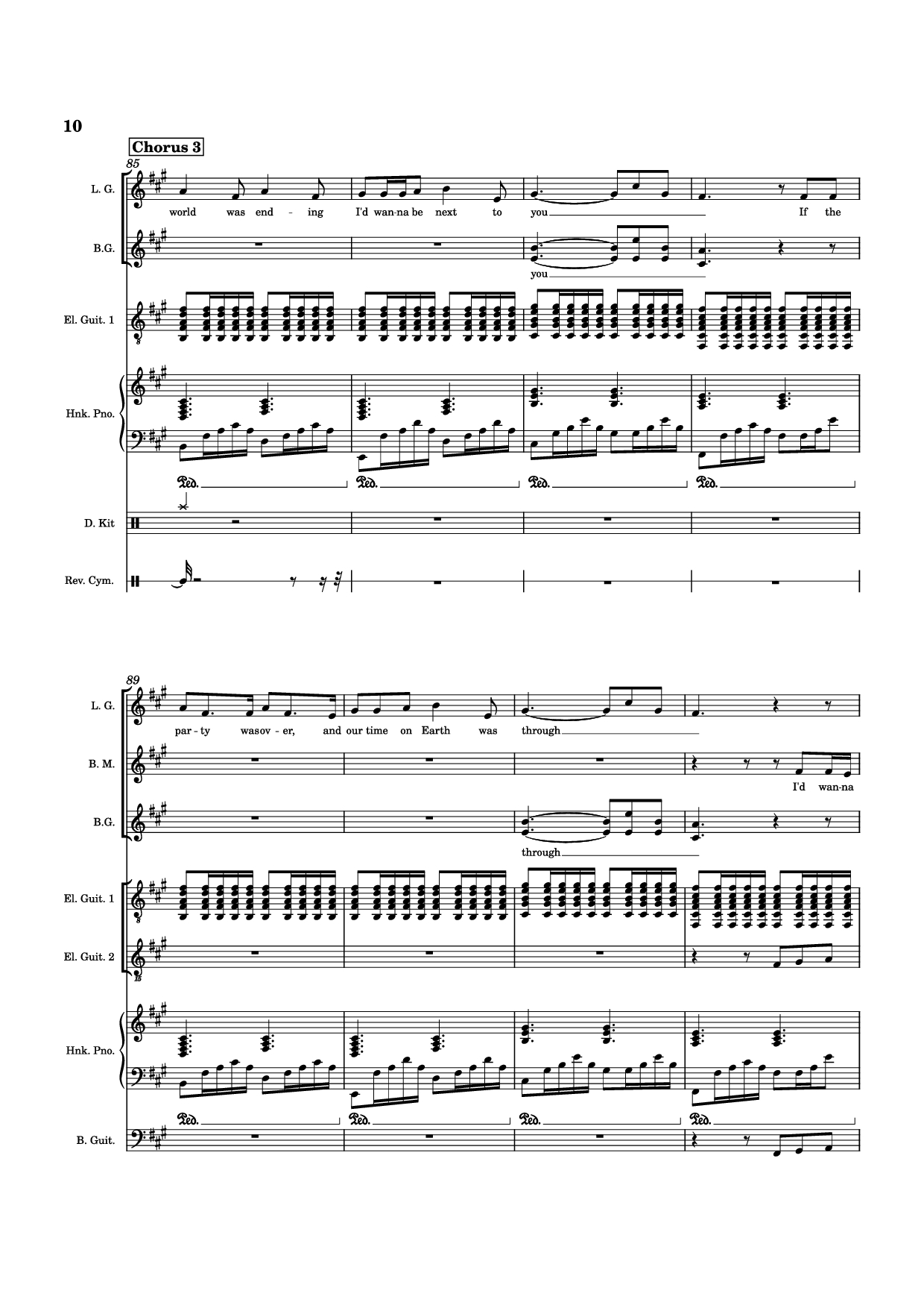 Page 10 of Sheet music PDF Piano Guitar Tab Die With A Smile Piano - Arr. Keilani Bolhuis