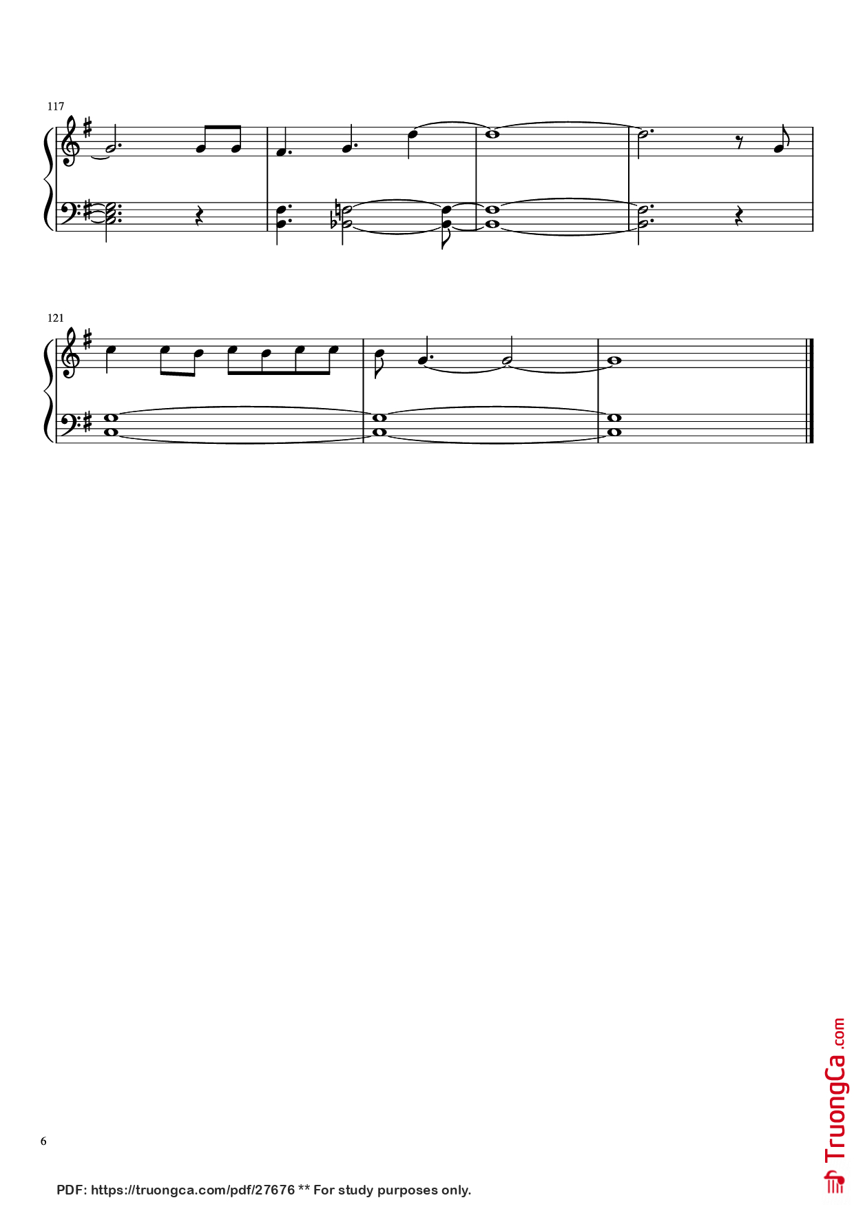 Page 6 of Sheet music PDF Piano Let it go Piano (easy) - Idina Menzel