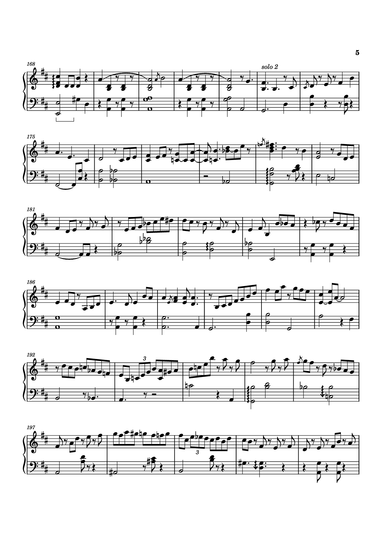 Page 5 of Sheet music PDF Piano Merylu Piano - Izumi Hirotaka