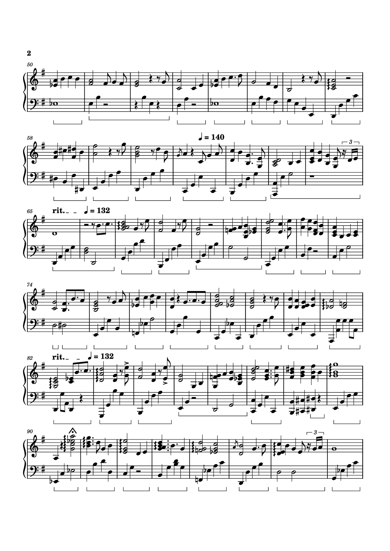 Page 2 of Sheet music PDF Piano Forgotten Saga Piano - Izumi Hirotaka