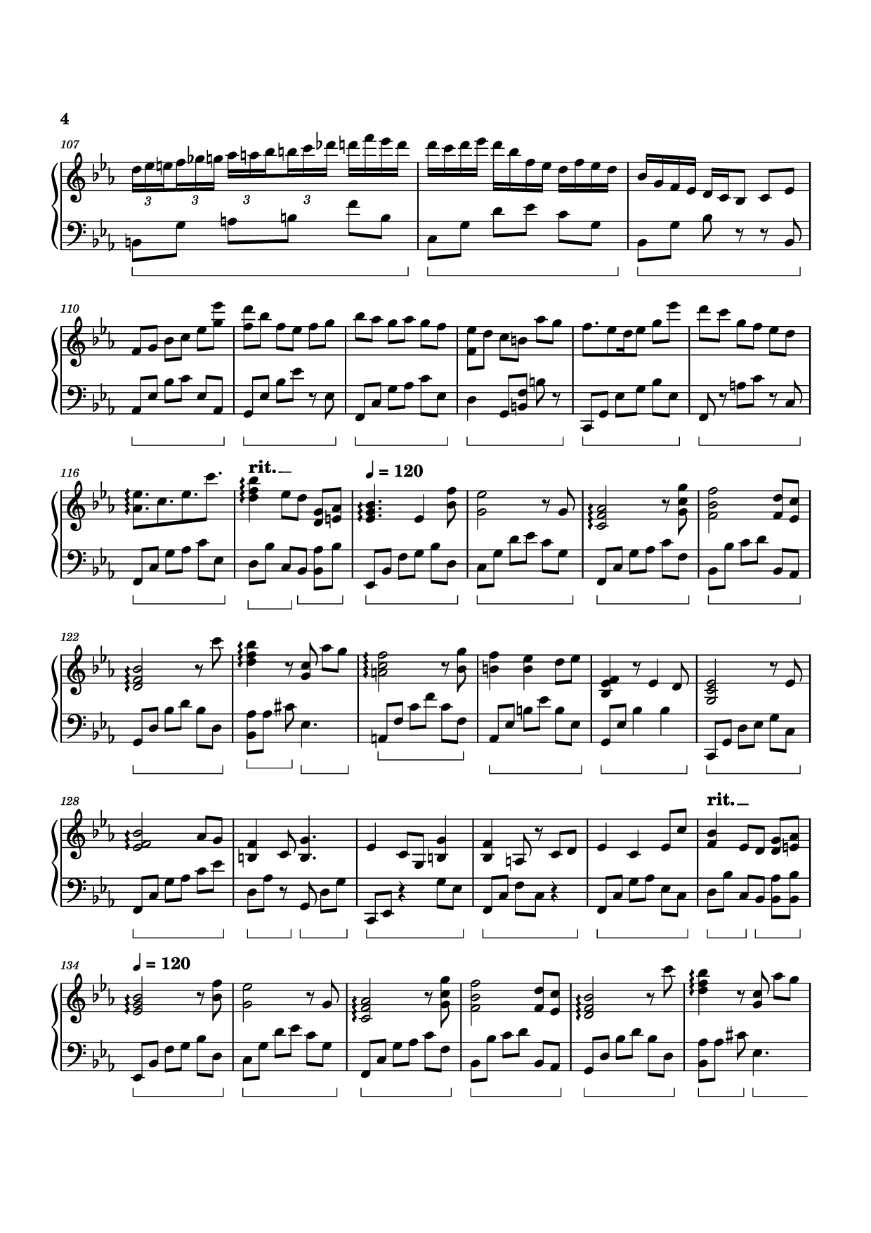 Page 4 of Sheet music PDF Piano Heartland Piano - Izumi Hirotaka