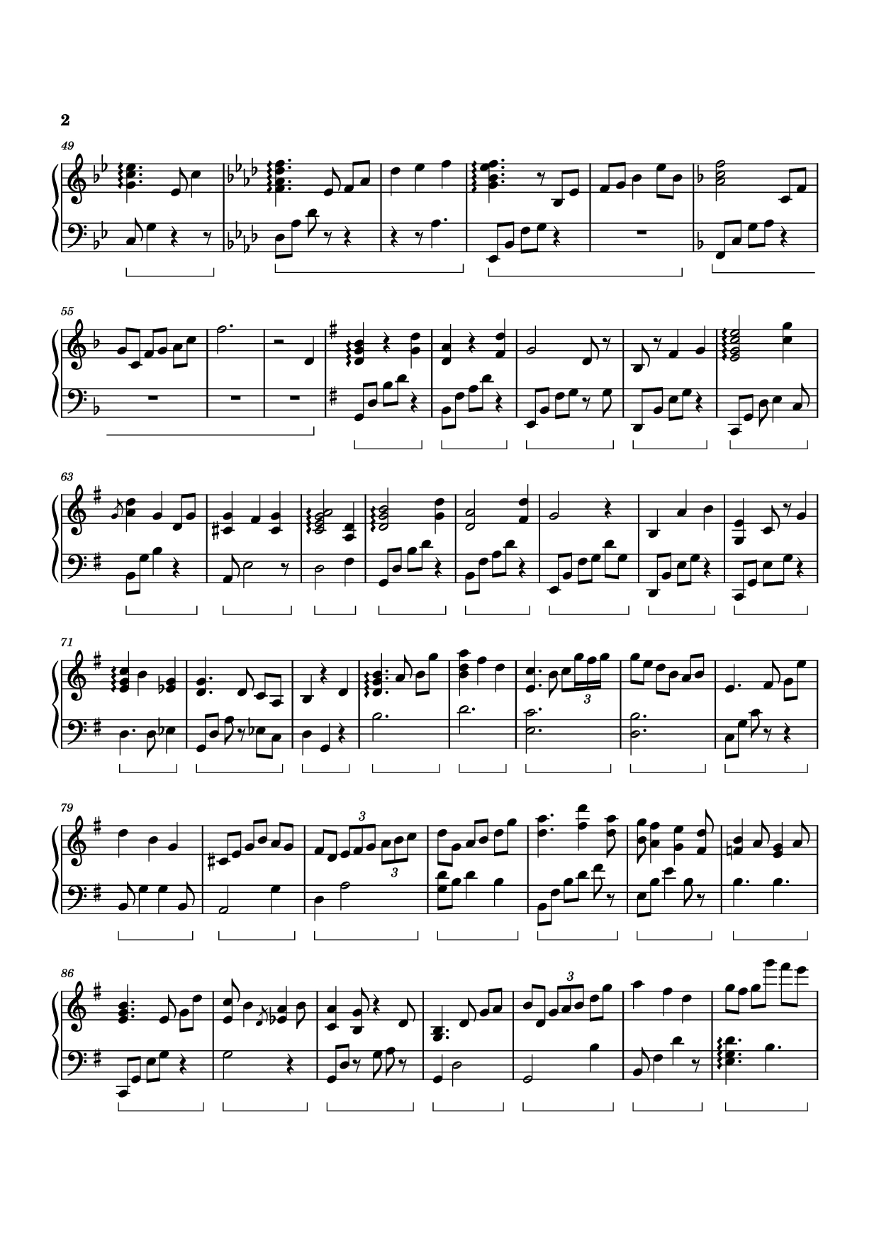 Page 2 of Sheet music PDF Piano Prelude Piano - Izumi Hirotaka