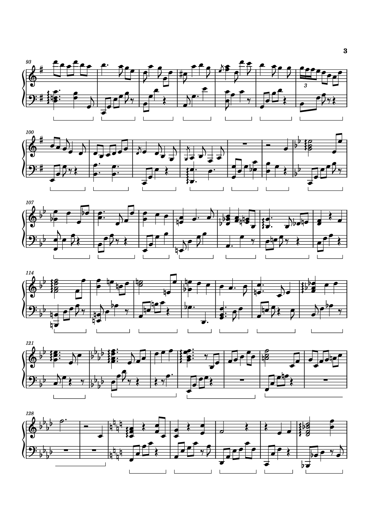 Page 3 of Sheet music PDF Piano Prelude Piano - Izumi Hirotaka