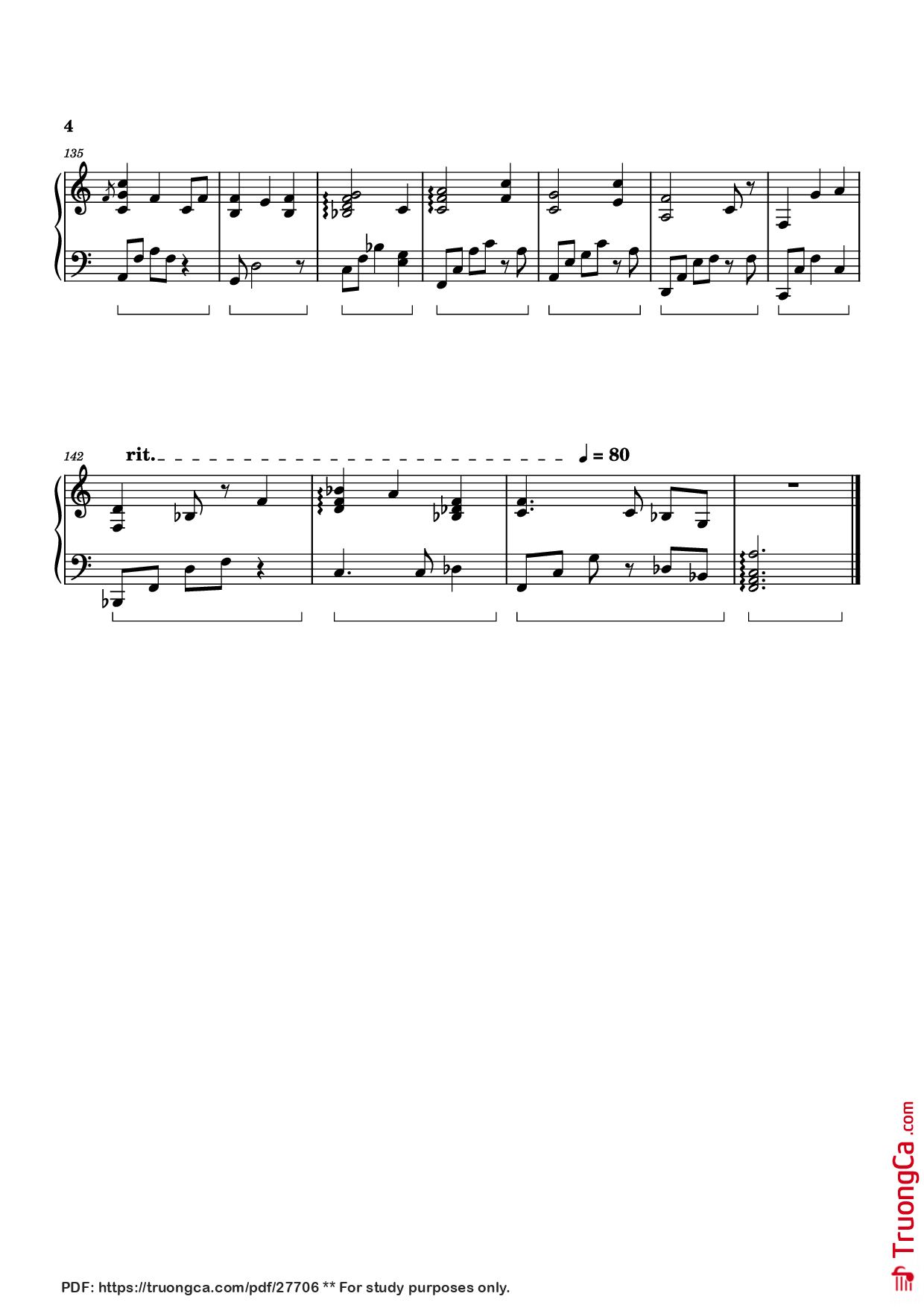 Page 4 of Sheet music PDF Piano Prelude Piano - Izumi Hirotaka