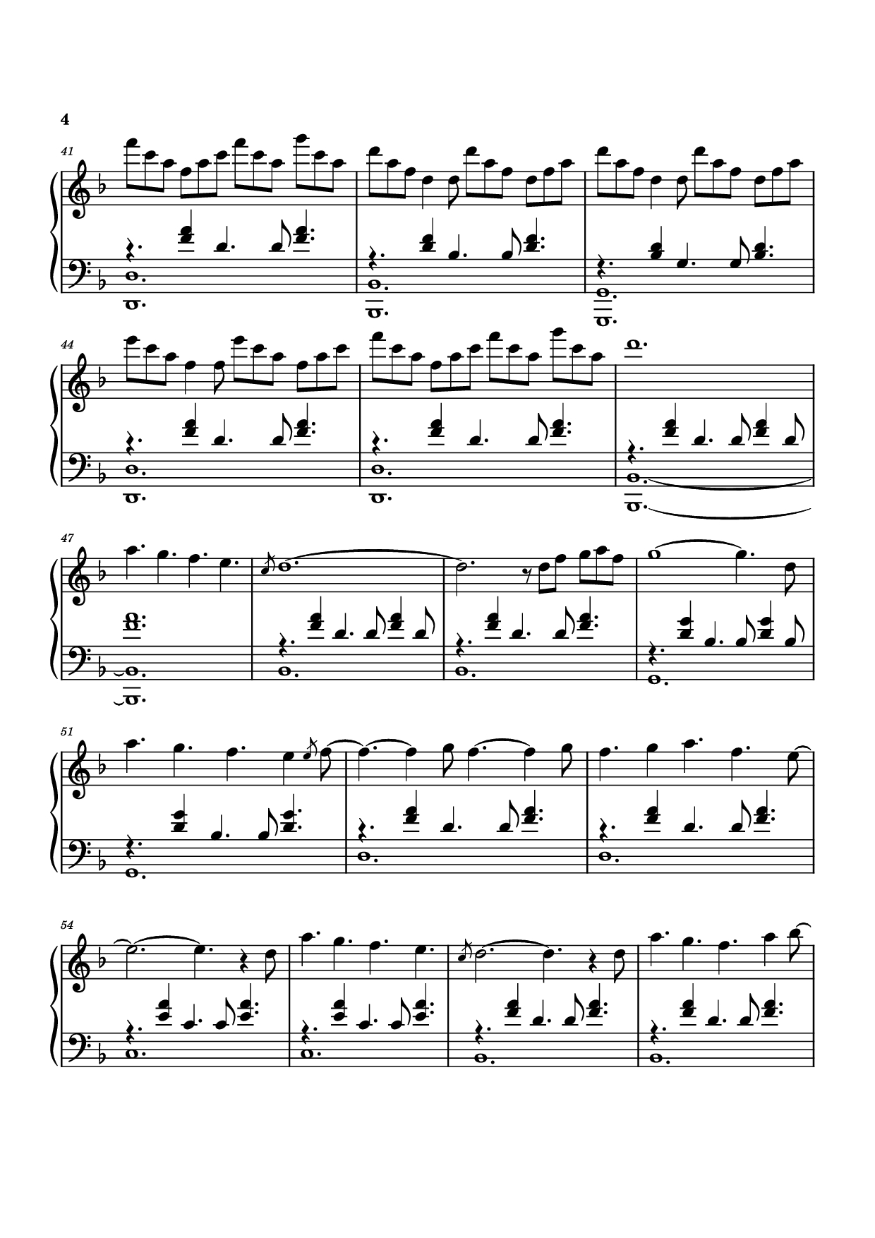 Page 4 of Sheet music PDF Piano Idea 9 Piano - Gibran Alcocer