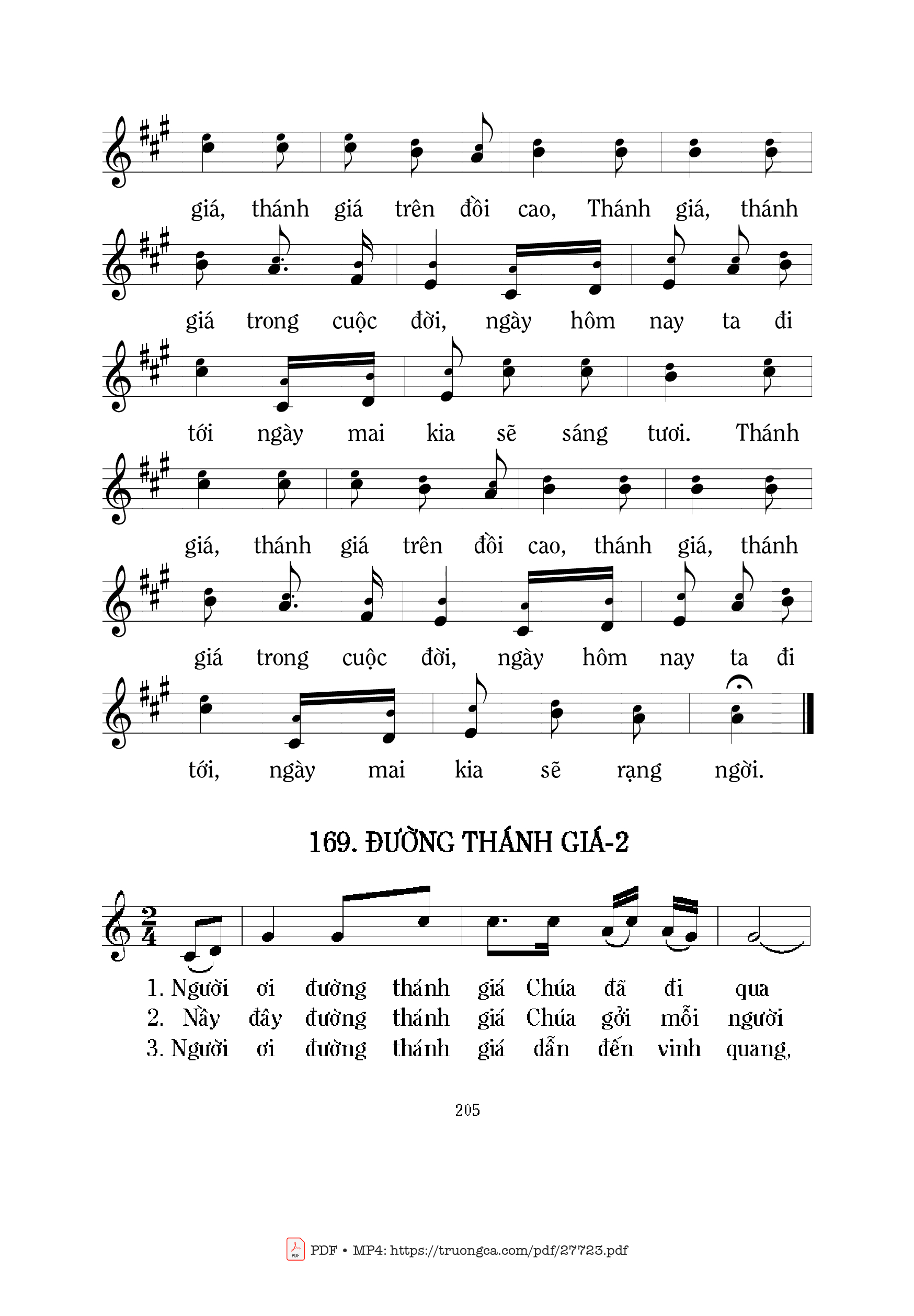 Page 2 of Sheet music PDF Đường Thánh Giá 1 - Mi Trầm