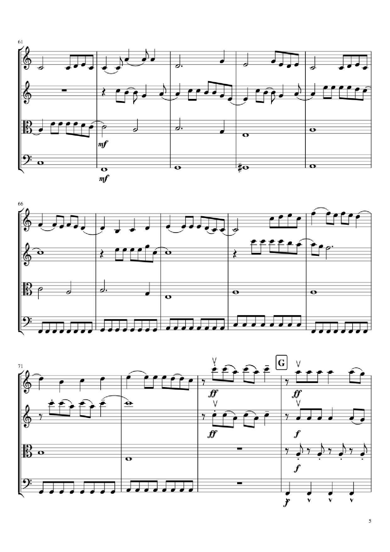 Page 5 of Sheet music PDF Mal Romance Violin - Lady Gaga Arr. by Potter