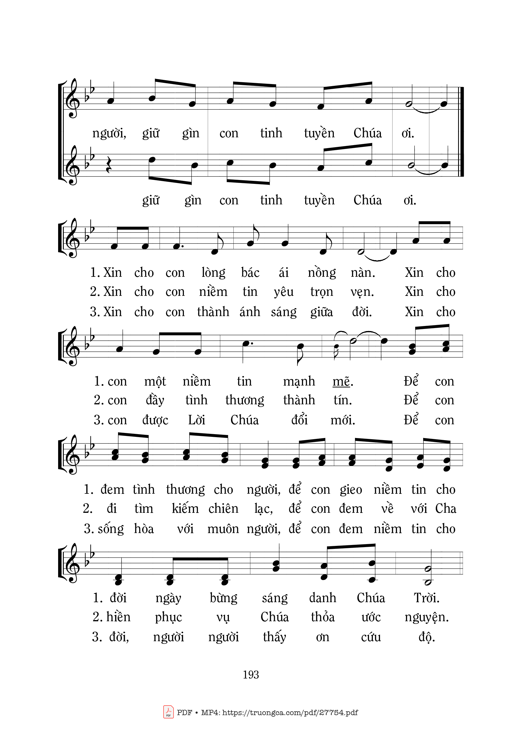 Con thân phận thấp hèn giờ Chúa đã nâng con lên, Trang 2