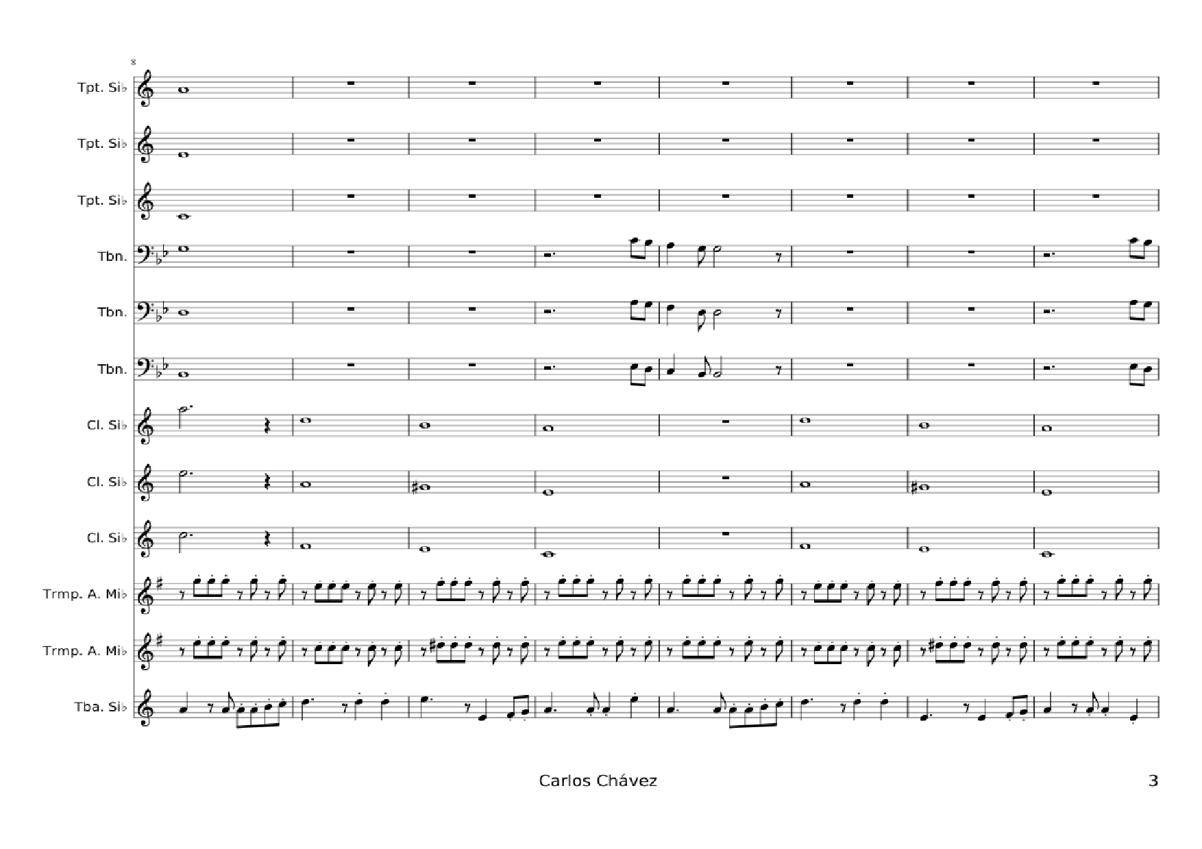 Page 3 of Sheet music PDF Costumbres - Undefined