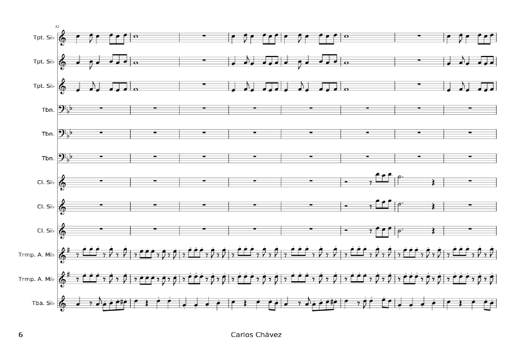 Page 6 of Sheet music PDF Costumbres - Undefined