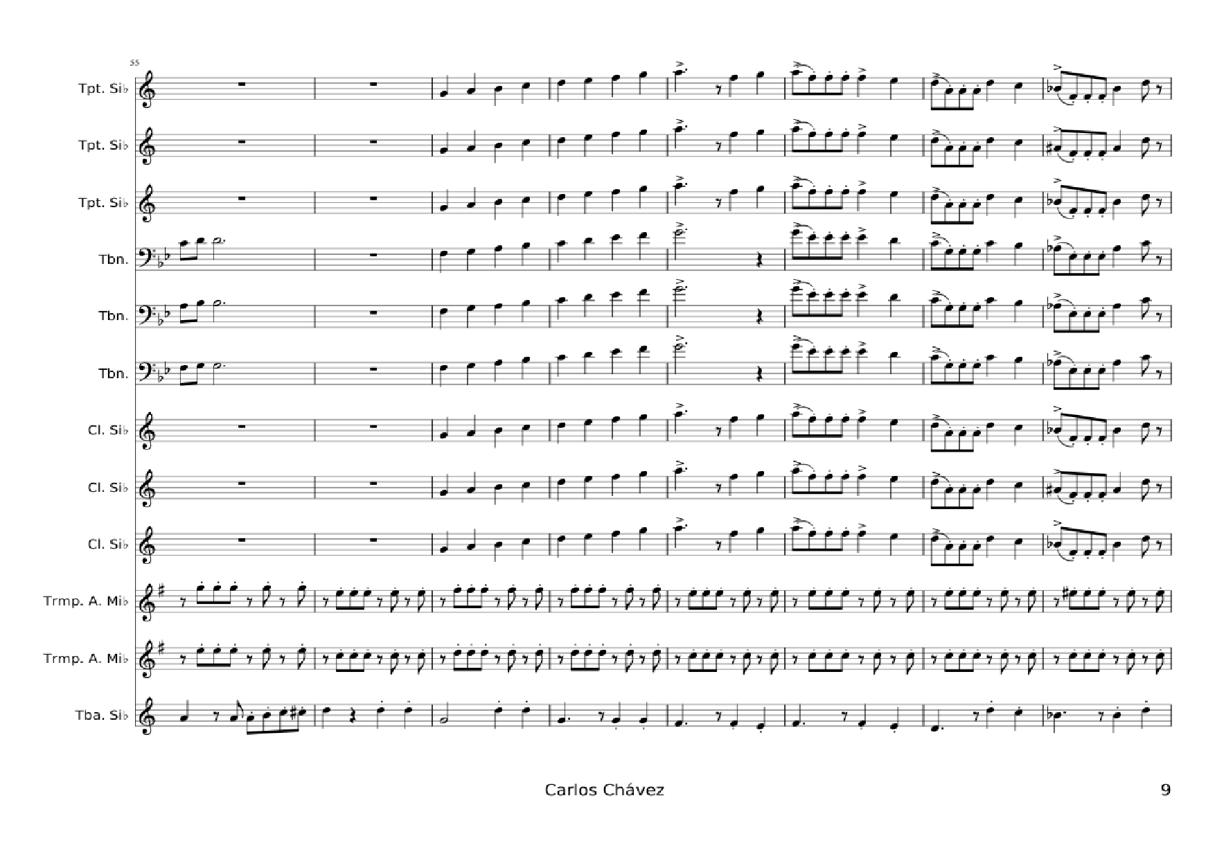 Page 9 of Sheet music PDF Costumbres - Undefined