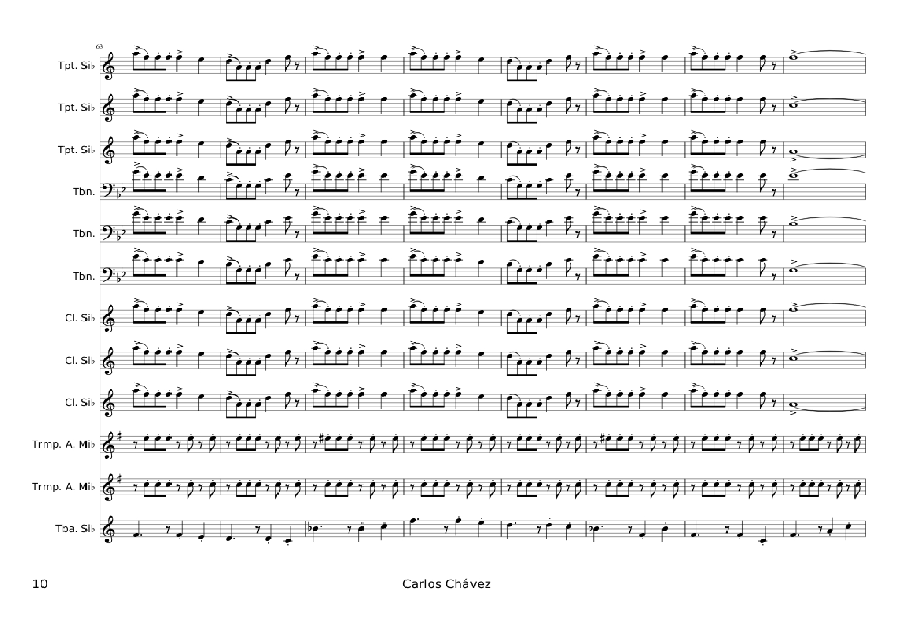 Page 10 of Sheet music PDF Costumbres - Undefined