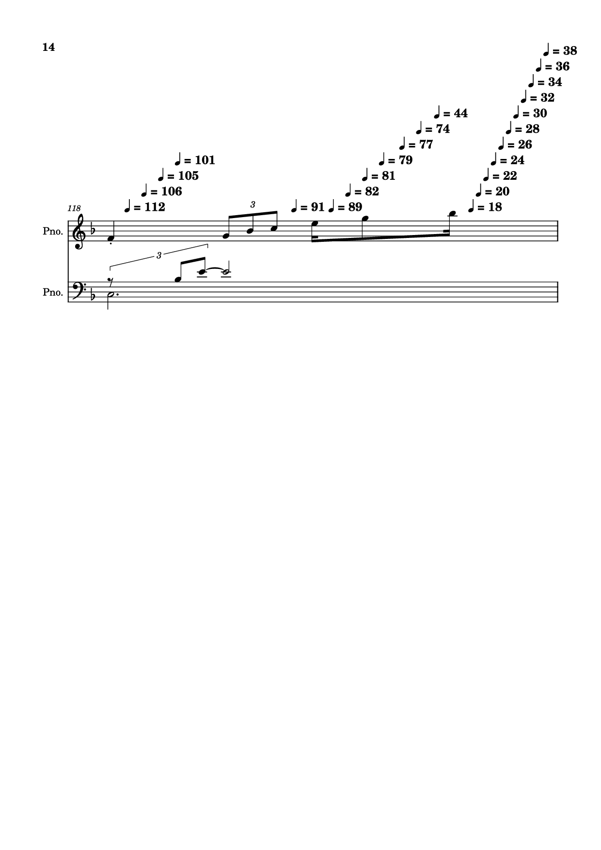 Page 14 of Sheet music PDF Piano score-5bdfbd0626702694b8d652a63c658d6b Piano - Undefined
