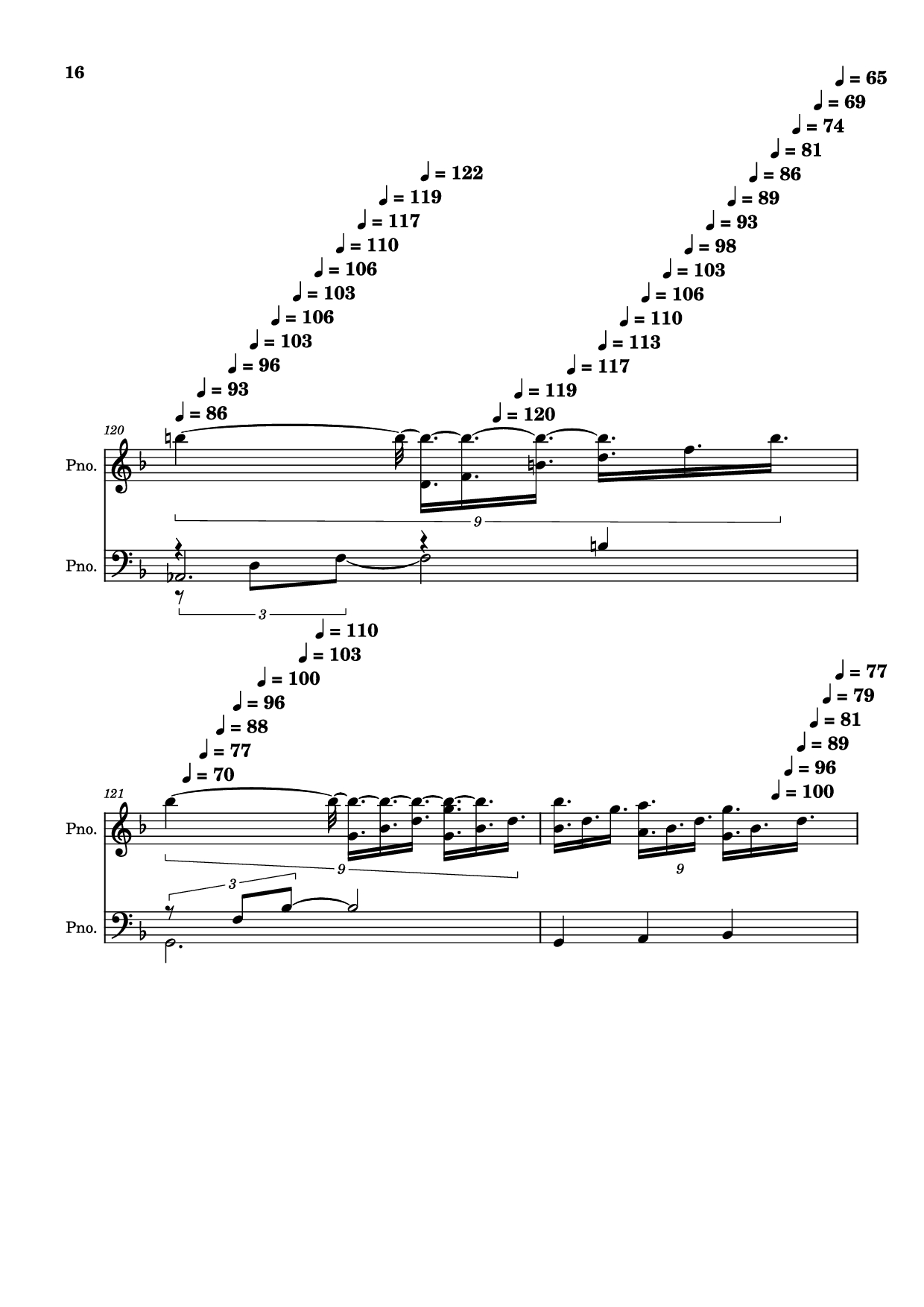 Page 16 of Sheet music PDF Piano score-5bdfbd0626702694b8d652a63c658d6b Piano - Undefined