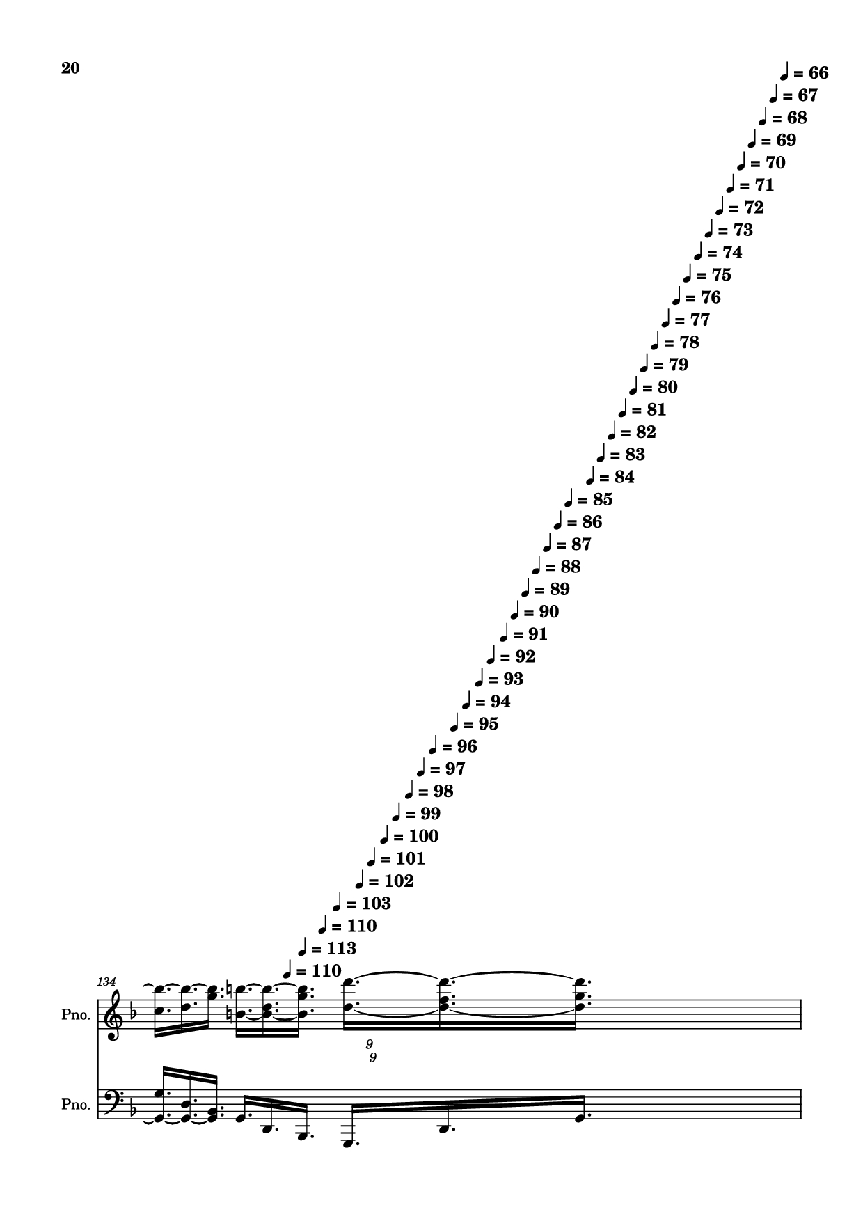 Page 20 of Sheet music PDF Piano score-5bdfbd0626702694b8d652a63c658d6b Piano - Undefined