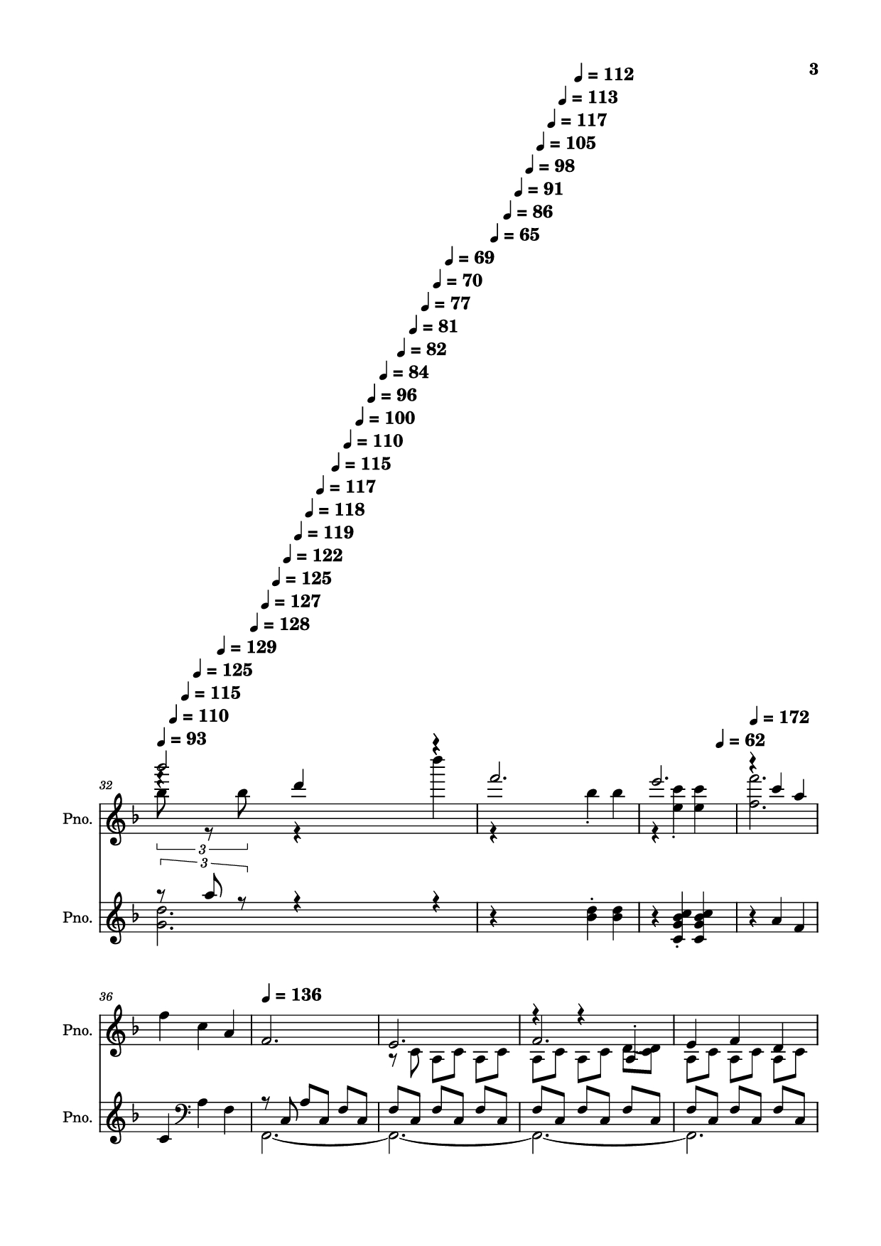Page 3 of Sheet music PDF Piano score-5bdfbd0626702694b8d652a63c658d6b Piano - Undefined