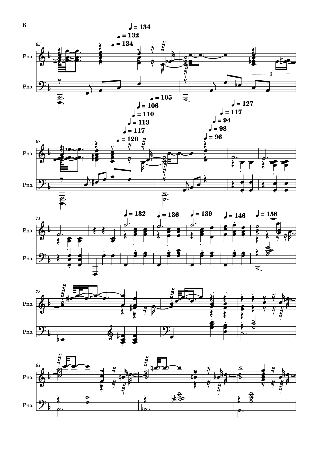 Page 6 of Sheet music PDF Piano score-5bdfbd0626702694b8d652a63c658d6b Piano - Undefined