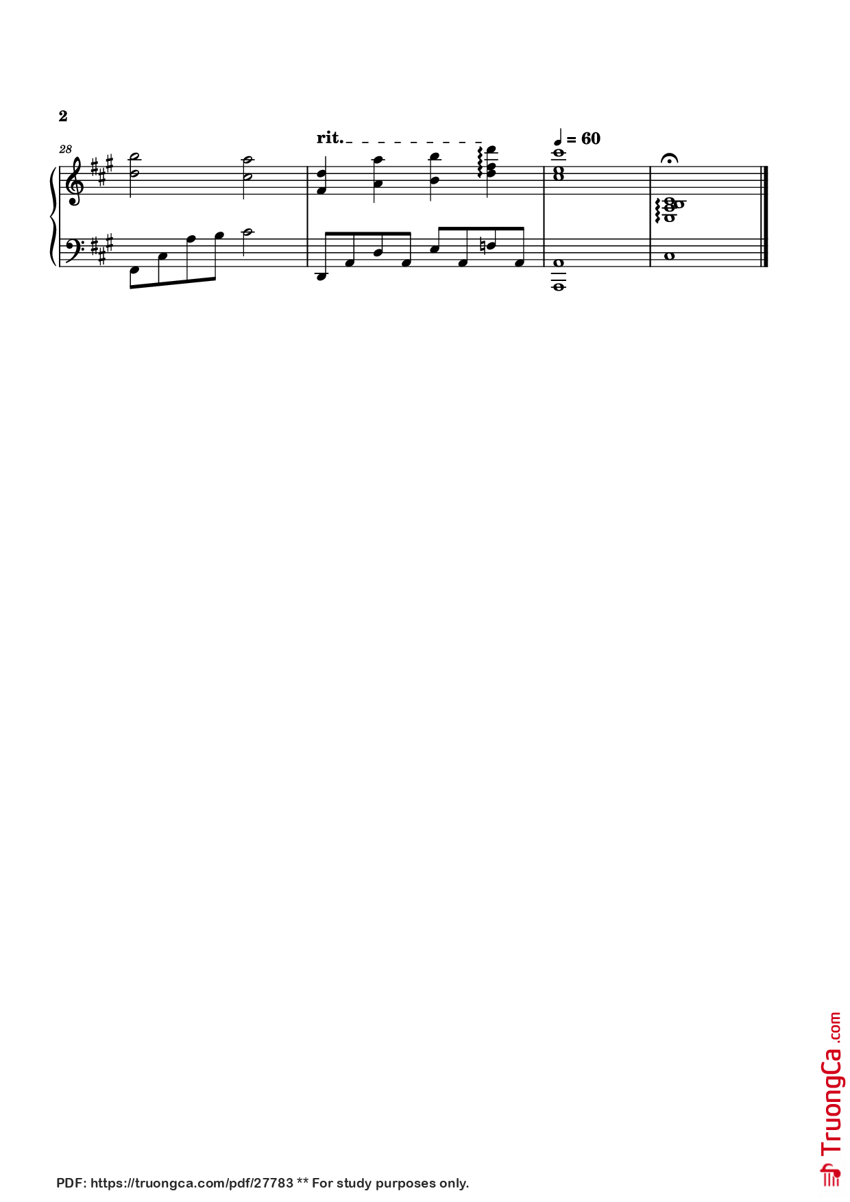 Page 2 of Sheet music PDF Piano Memories Piano - Kyle Patrick Naval