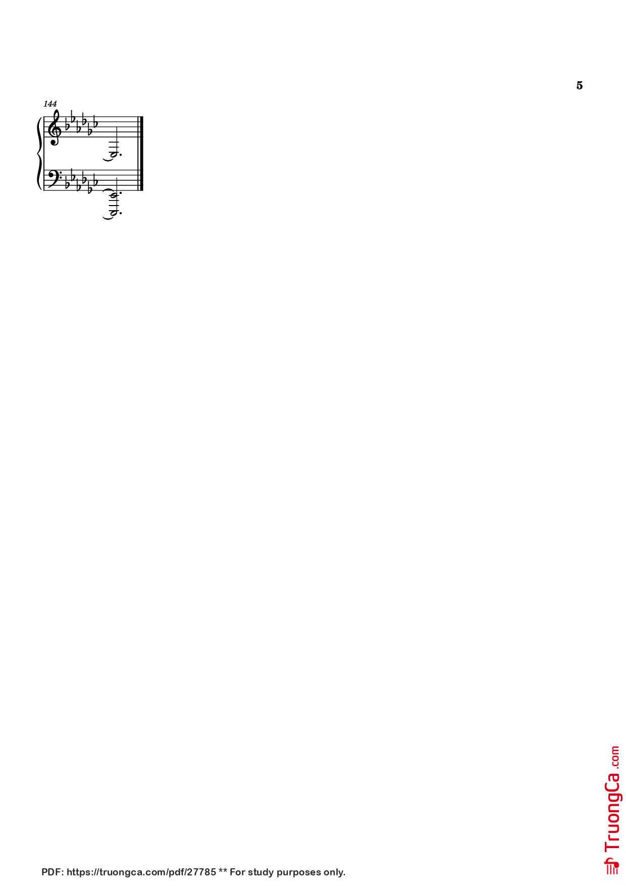 Page 5 of Sheet music PDF Piano Ofelia Piano - Juan Arenosa