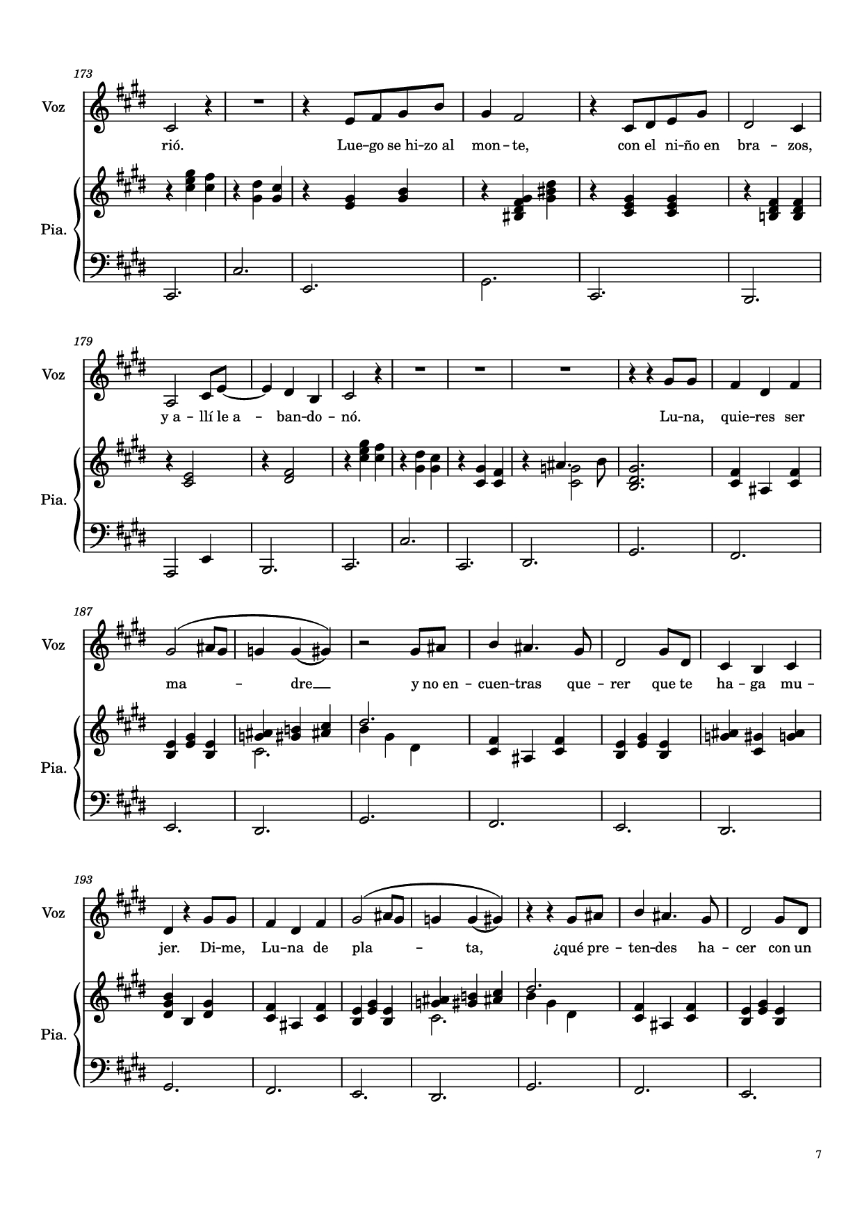 Page 7 of Sheet music PDF Piano Hijo de la Luna Piano - Undefined