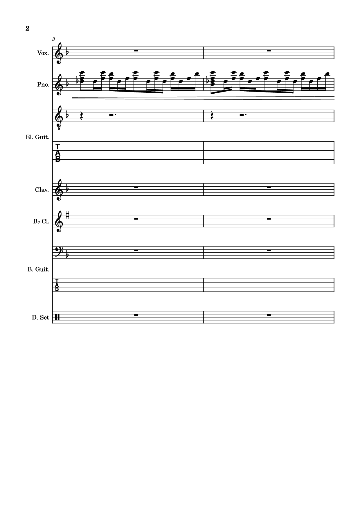 Page 2 of Sheet music PDF Another Man