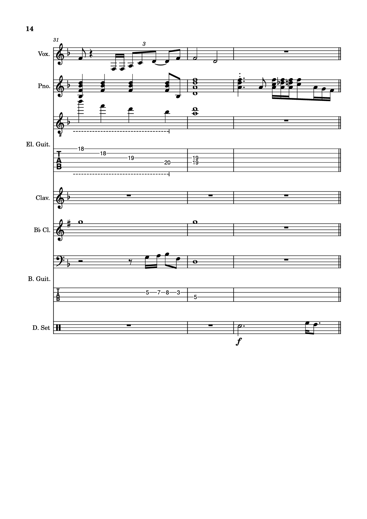 Page 14 of Sheet music PDF Another Man