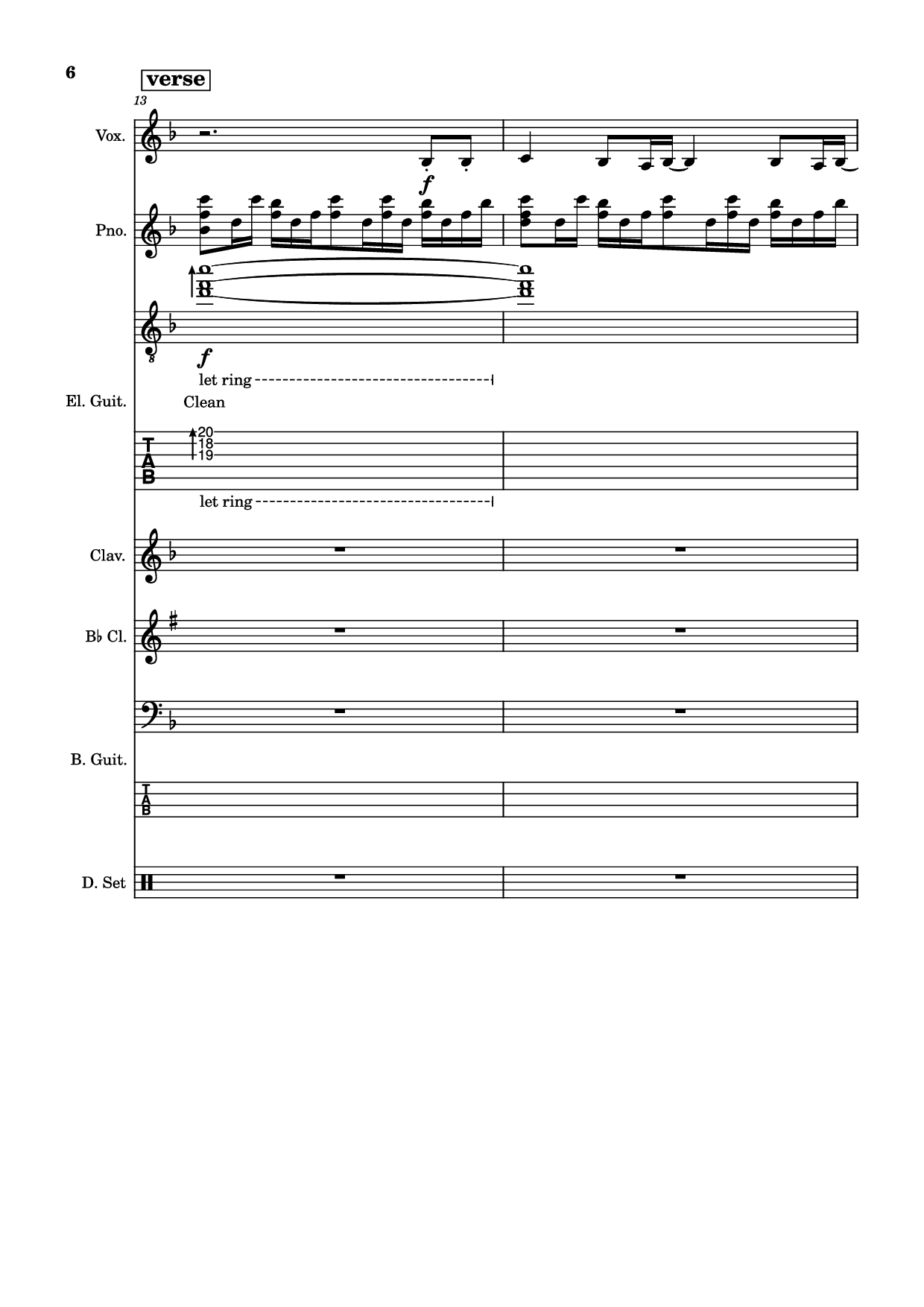 Page 6 of Sheet music PDF Another Man
