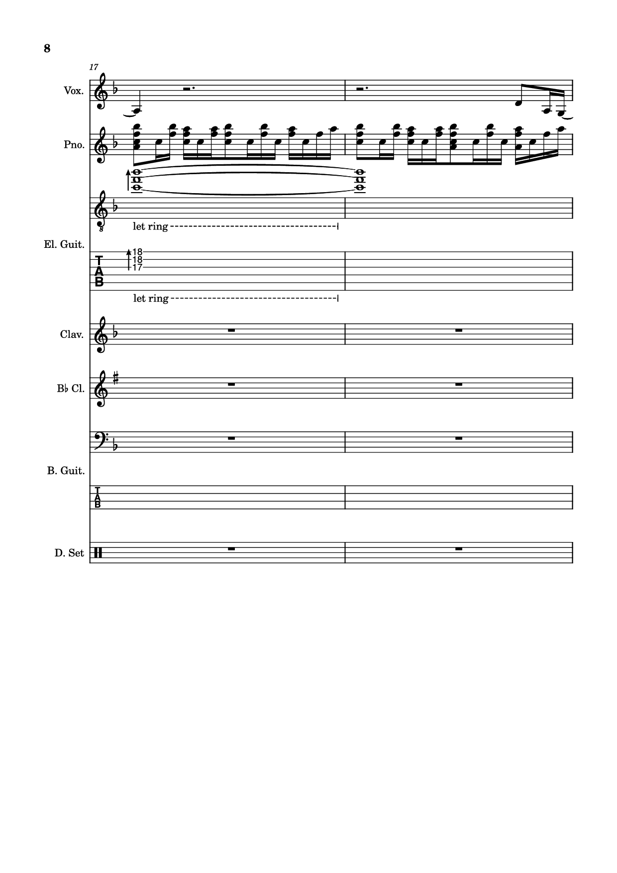 Page 8 of Sheet music PDF Another Man