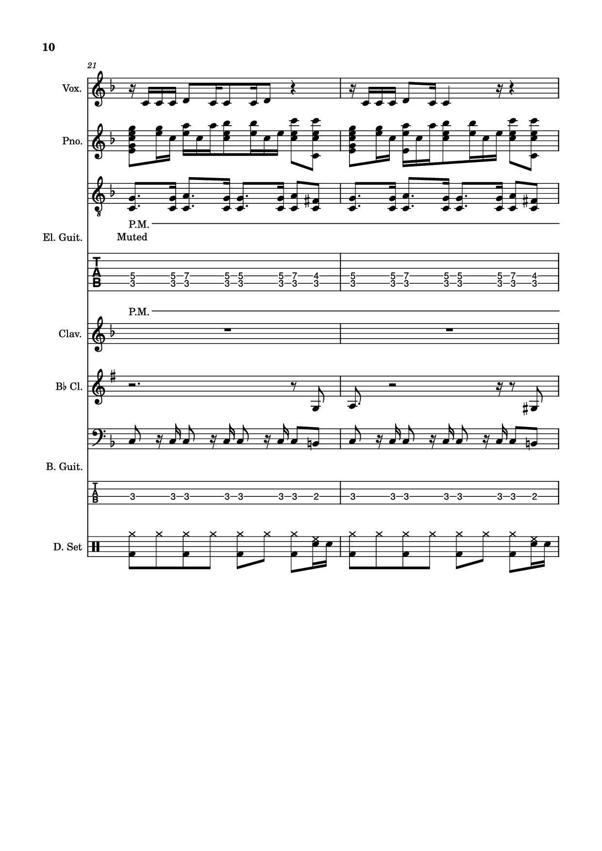 Page 10 of Sheet music PDF Another Man
